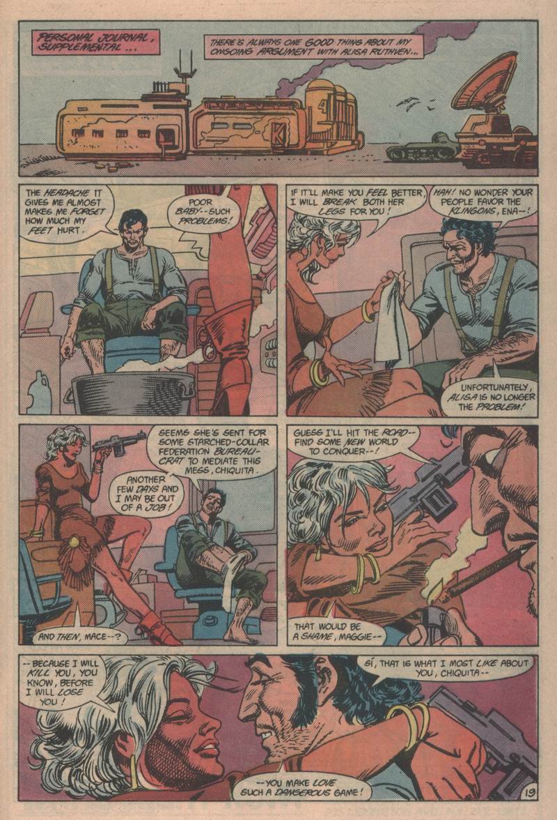 Read online Star Trek (1984) comic -  Issue #31 - 20