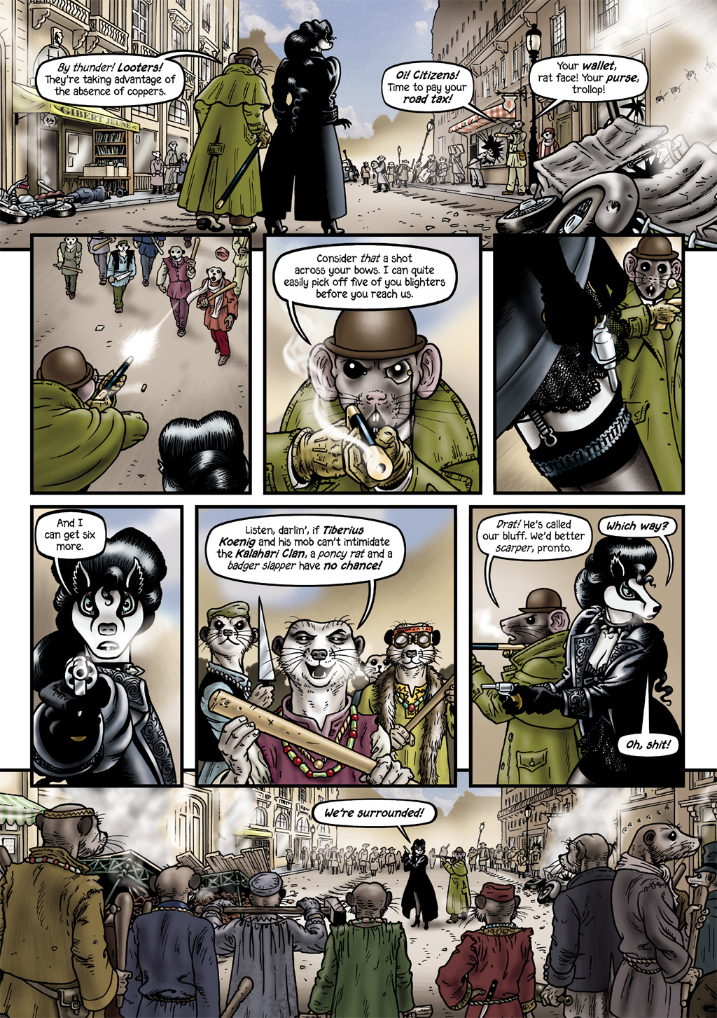 Read online Grandville Bête Noire comic -  Issue # TPB - 77