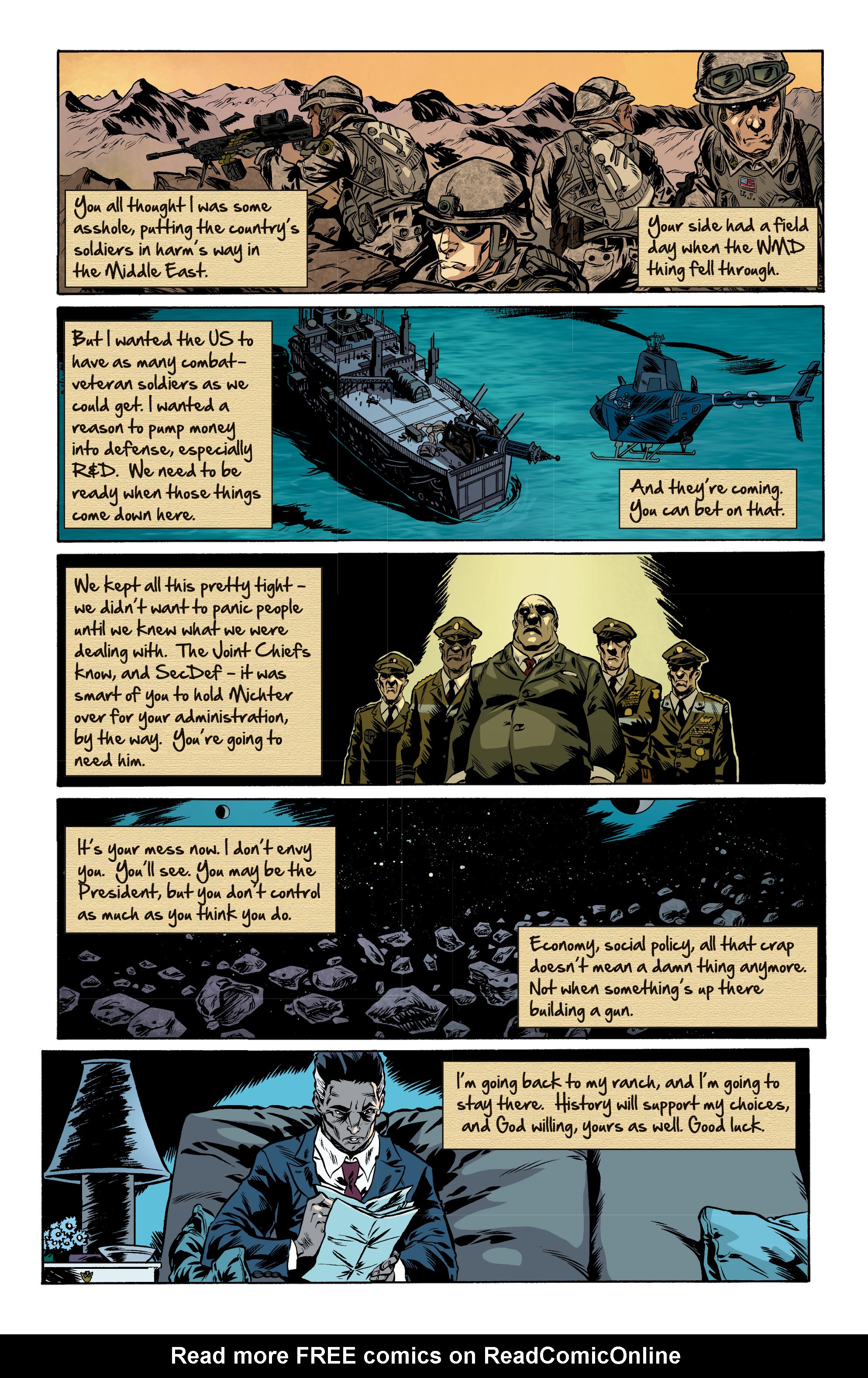 Read online Letter 44 comic -  Issue #1 - 9