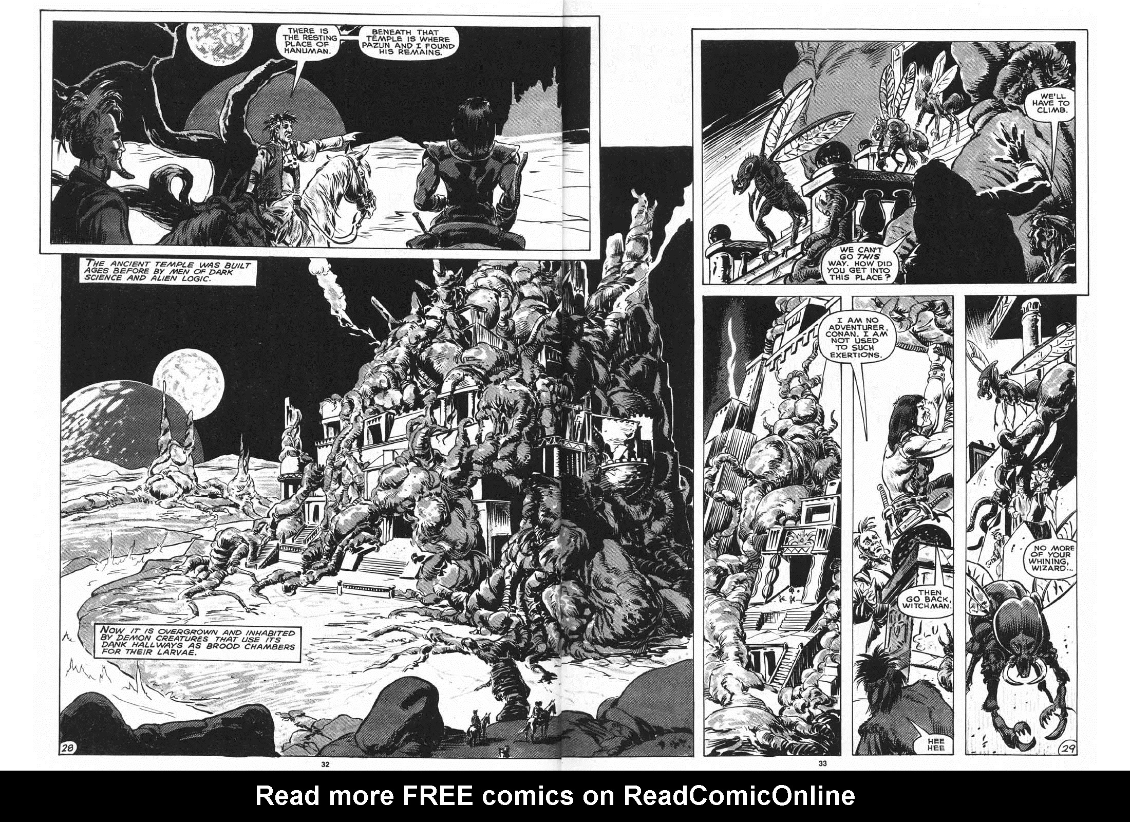 Read online The Savage Sword Of Conan comic -  Issue #161 - 32