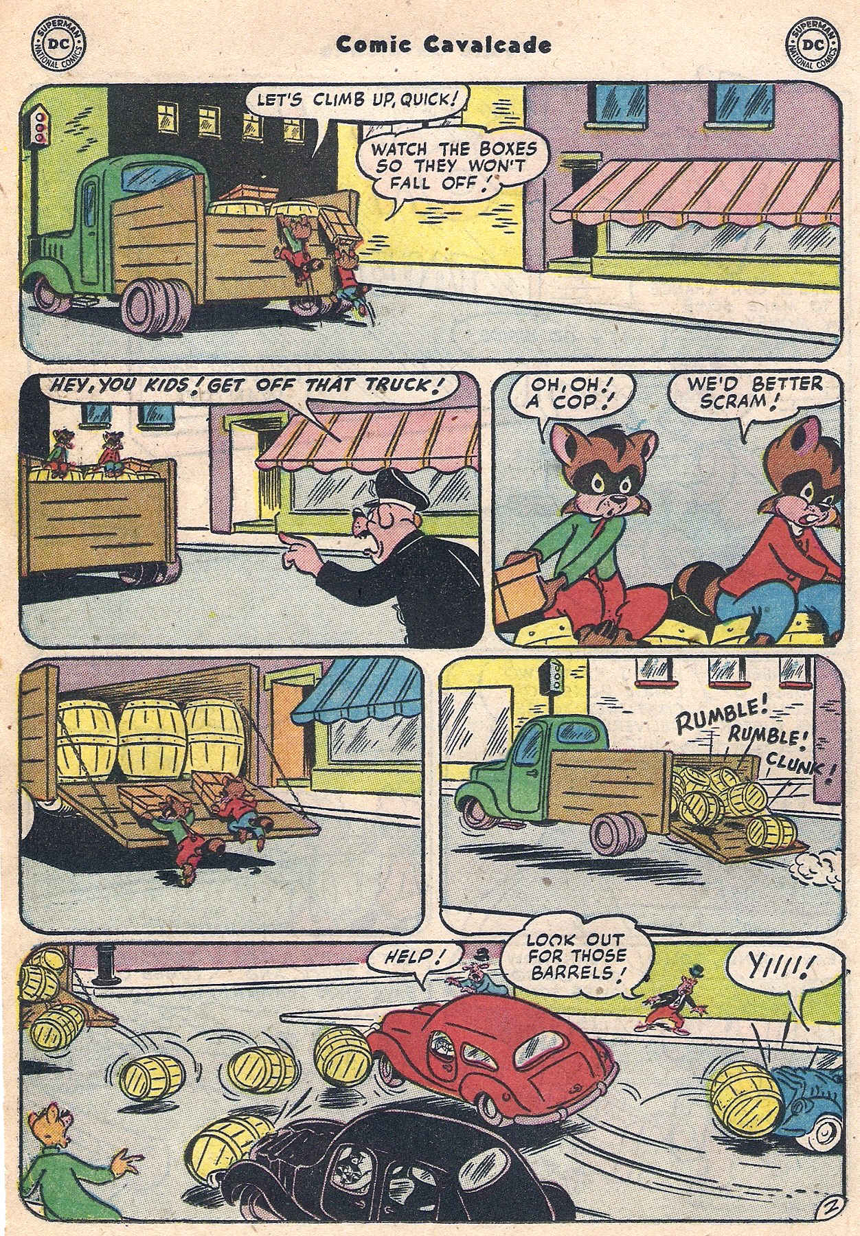 Read online Comic Cavalcade comic -  Issue #56 - 26