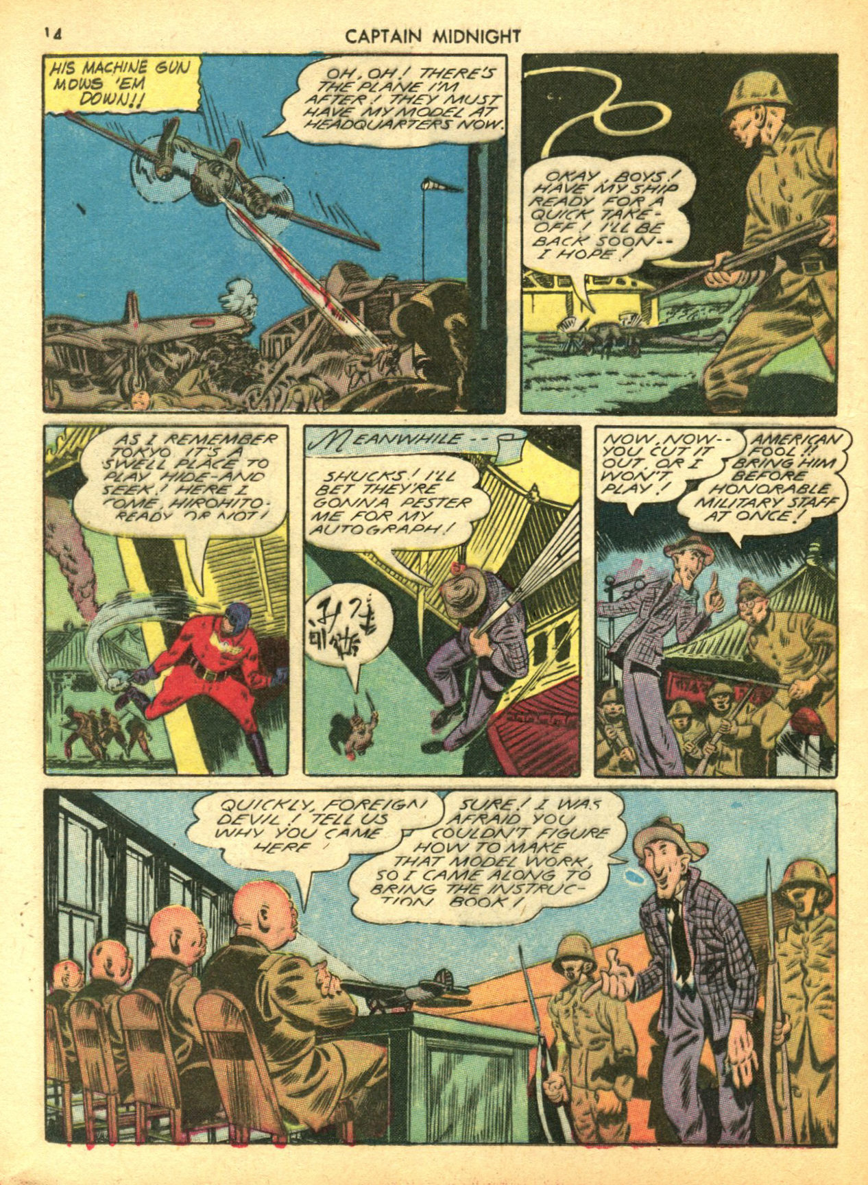 Read online Captain Midnight (1942) comic -  Issue #5 - 14