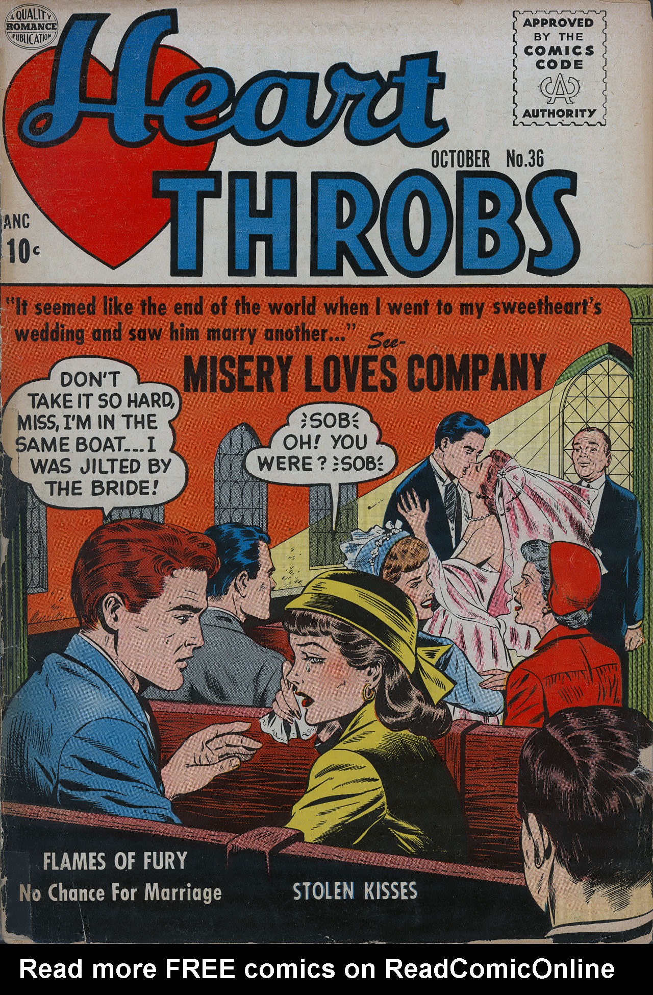 Read online Heart Throbs comic -  Issue #36 - 1