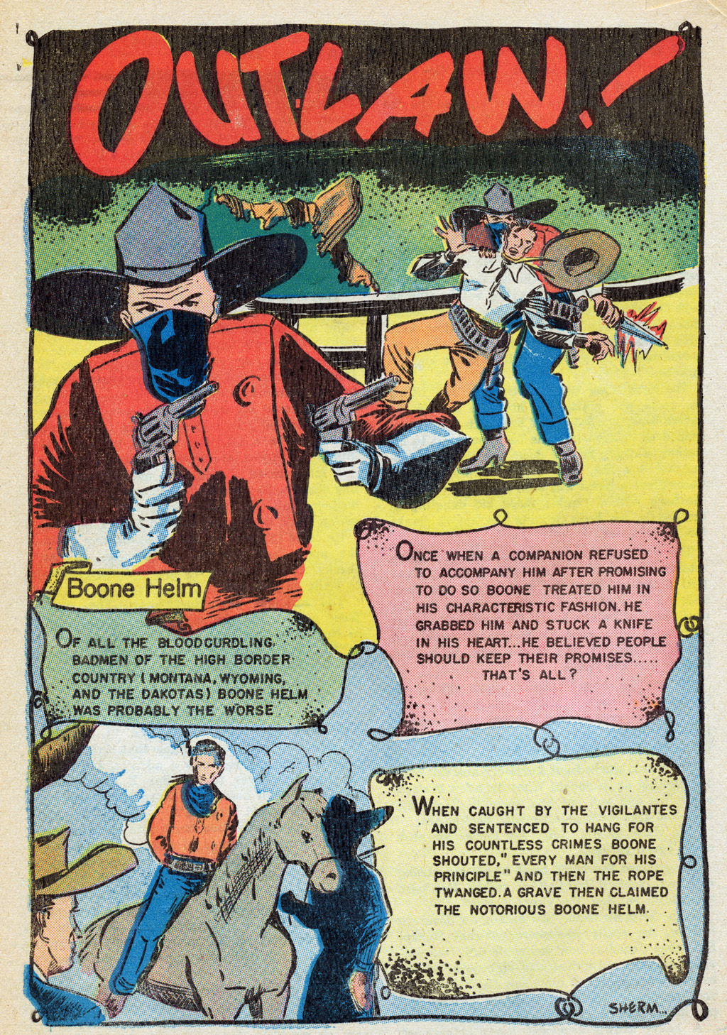 Read online Cowboy Western Comics (1948) comic -  Issue #19 - 20