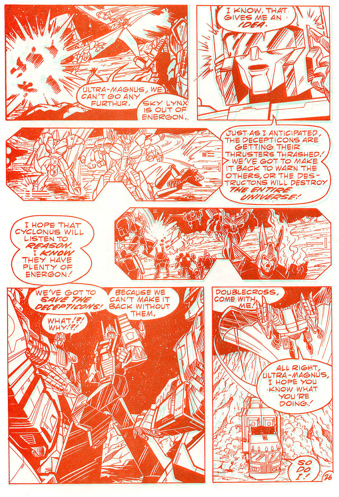 Read online The Transformers in 3-D comic -  Issue #3 - 27