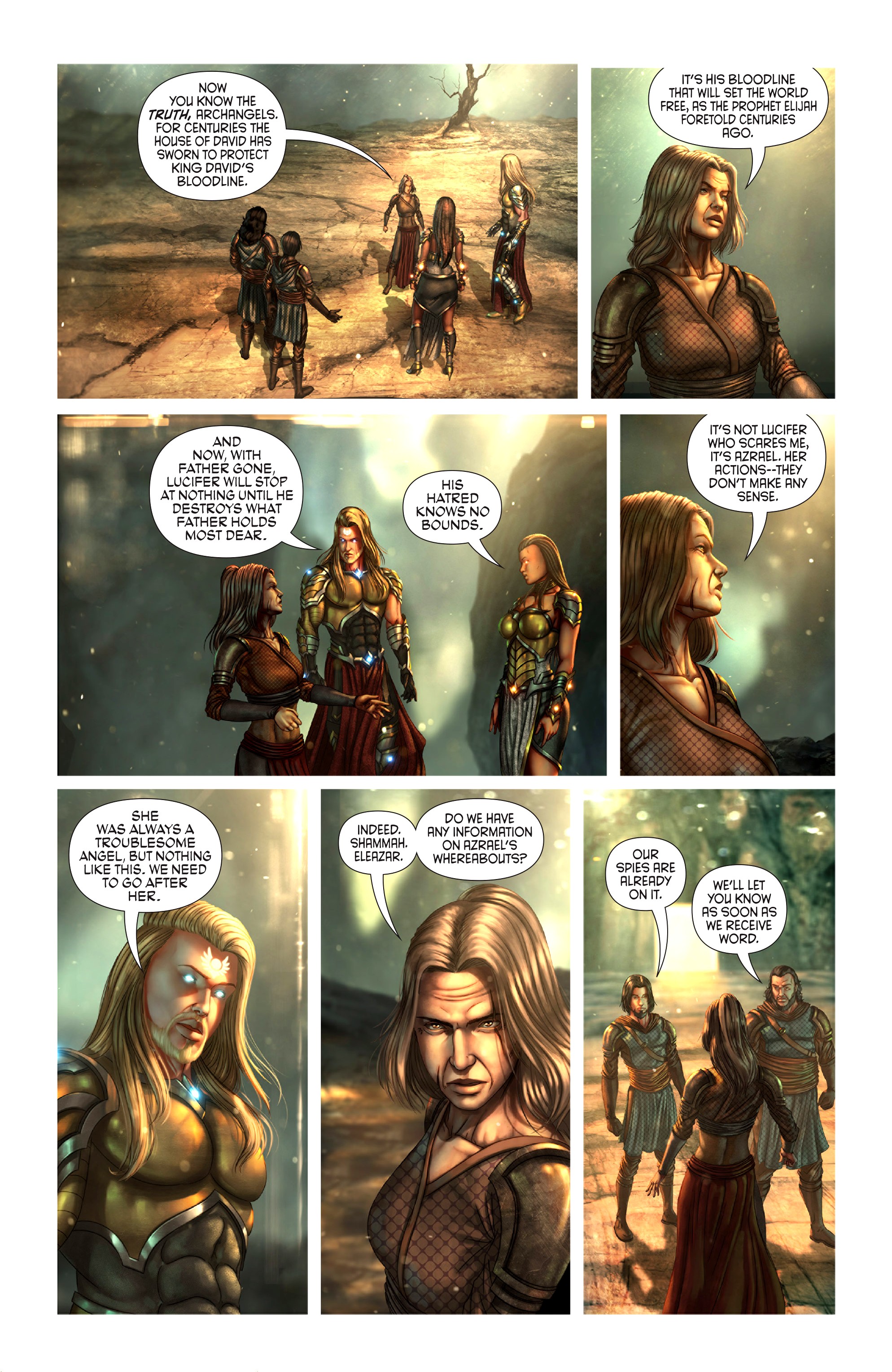 Read online Knights of the Golden Sun comic -  Issue #5 - 18