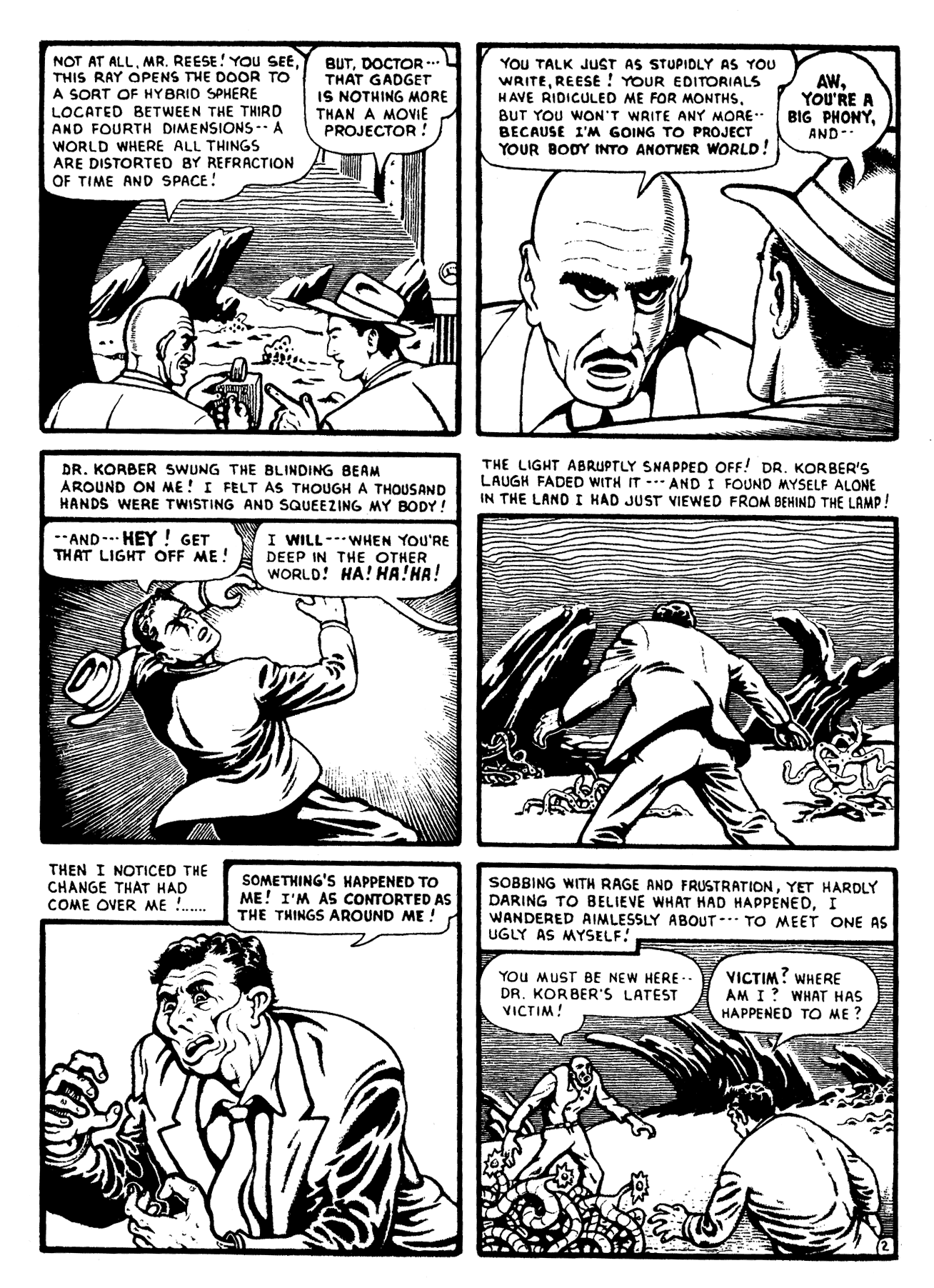 Read online Basil Wolverton's Gateway to Horror comic -  Issue # Full - 10