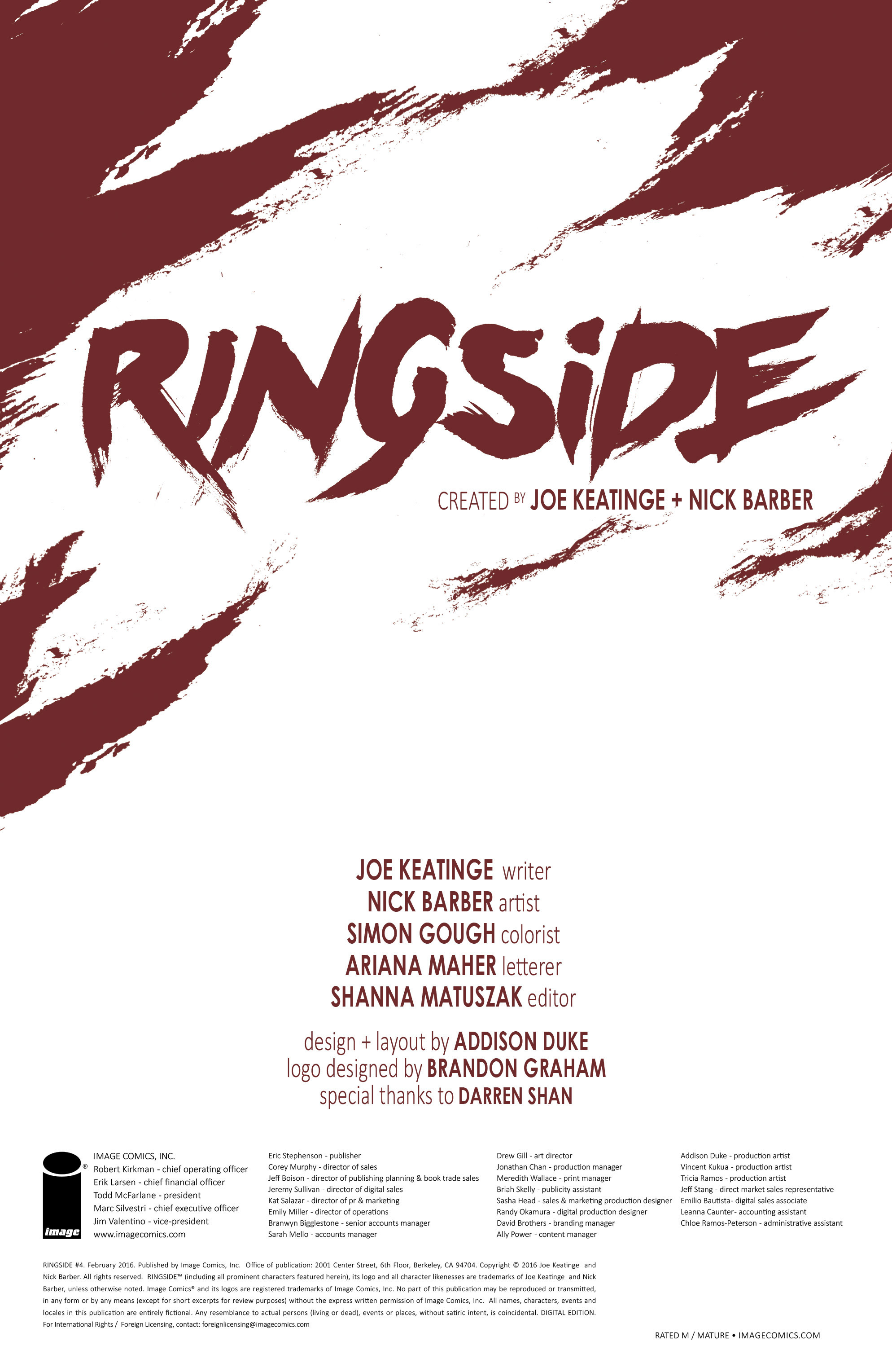 Read online Ringside comic -  Issue #4 - 32