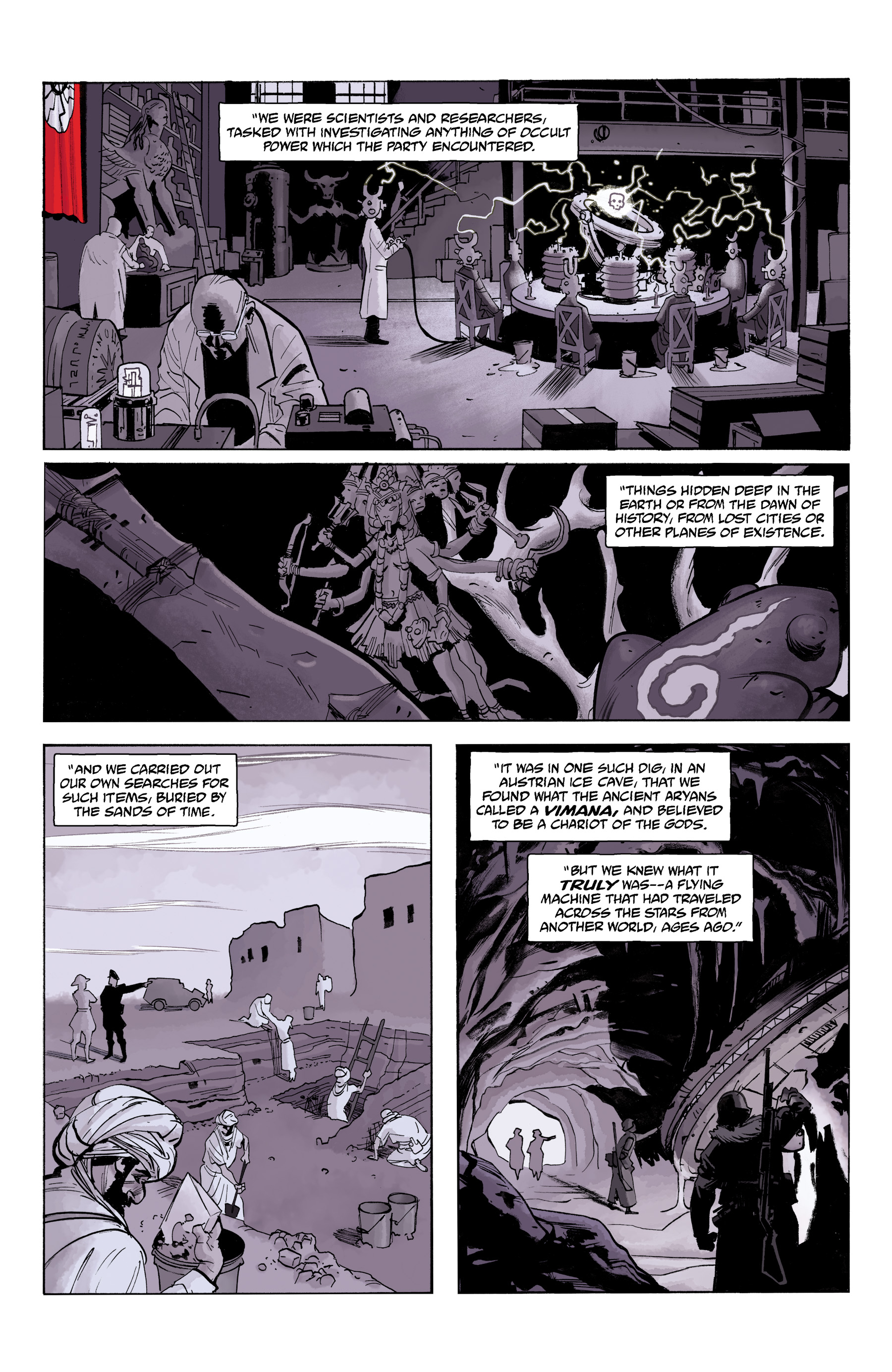 Read online Hellboy and the B.P.R.D.: 1954 -- Black Sun comic -  Issue #2 - 13