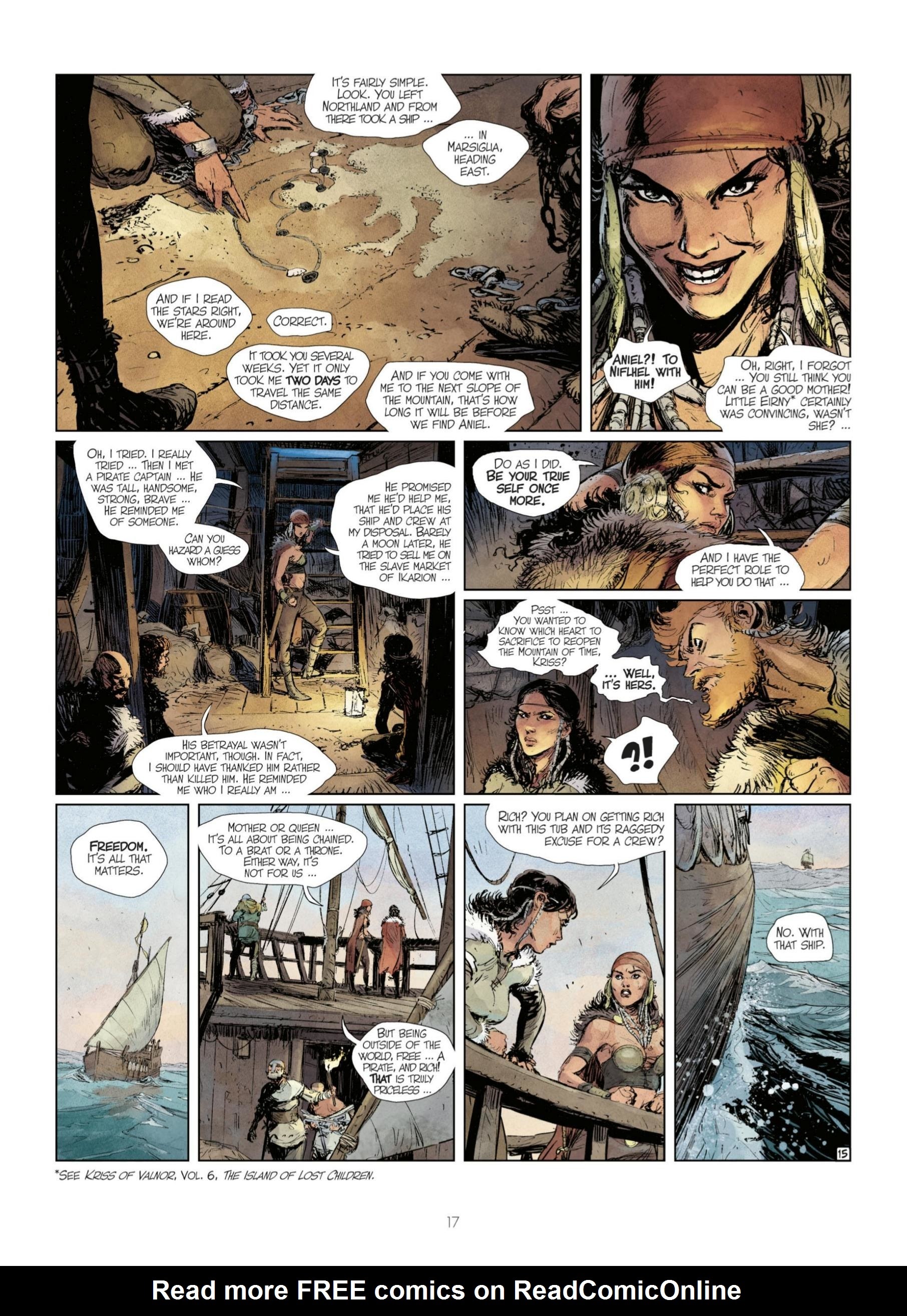 Read online Kriss of Valnor: The Mountain of Time comic -  Issue # Full - 19