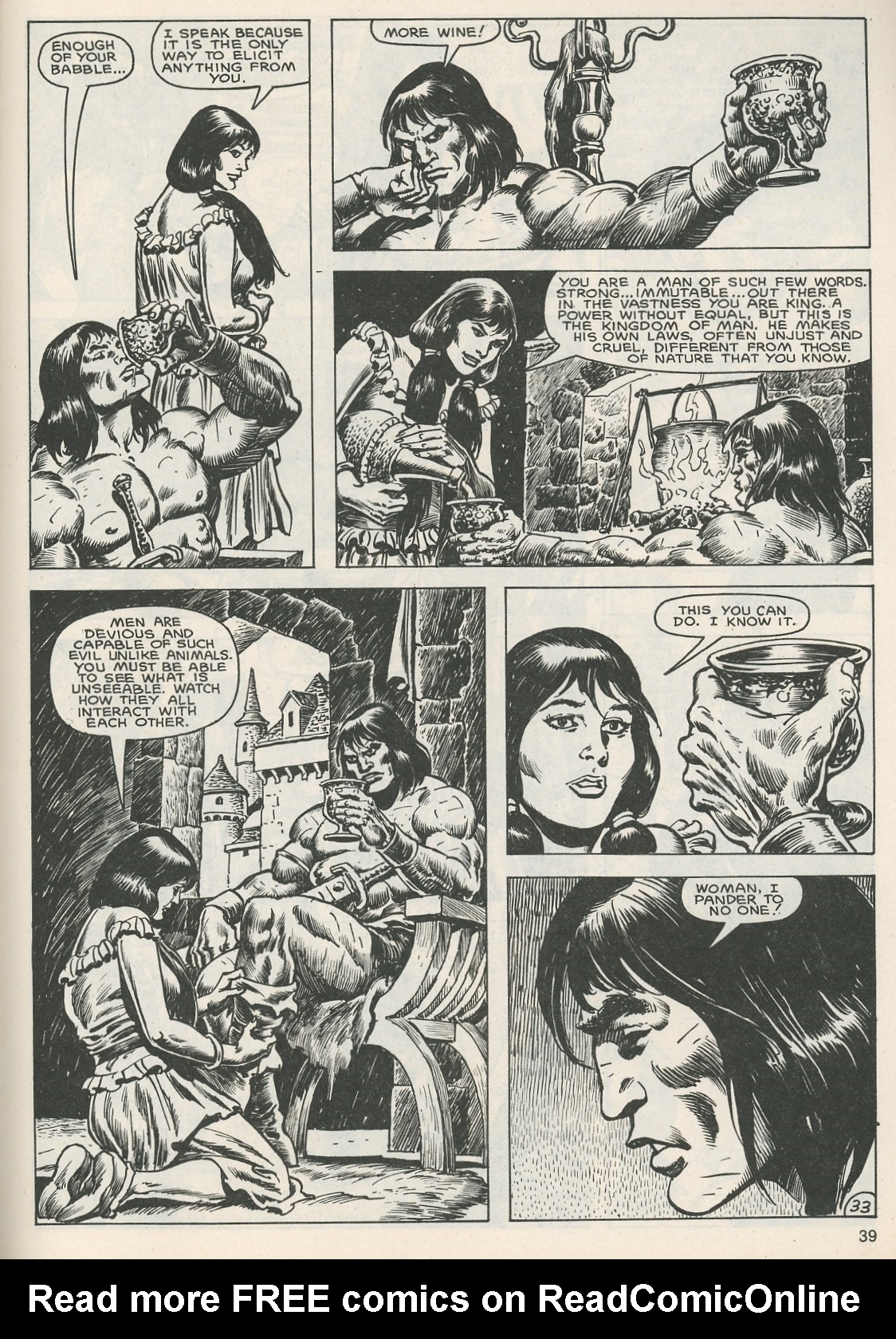 Read online The Savage Sword Of Conan comic -  Issue #113 - 39