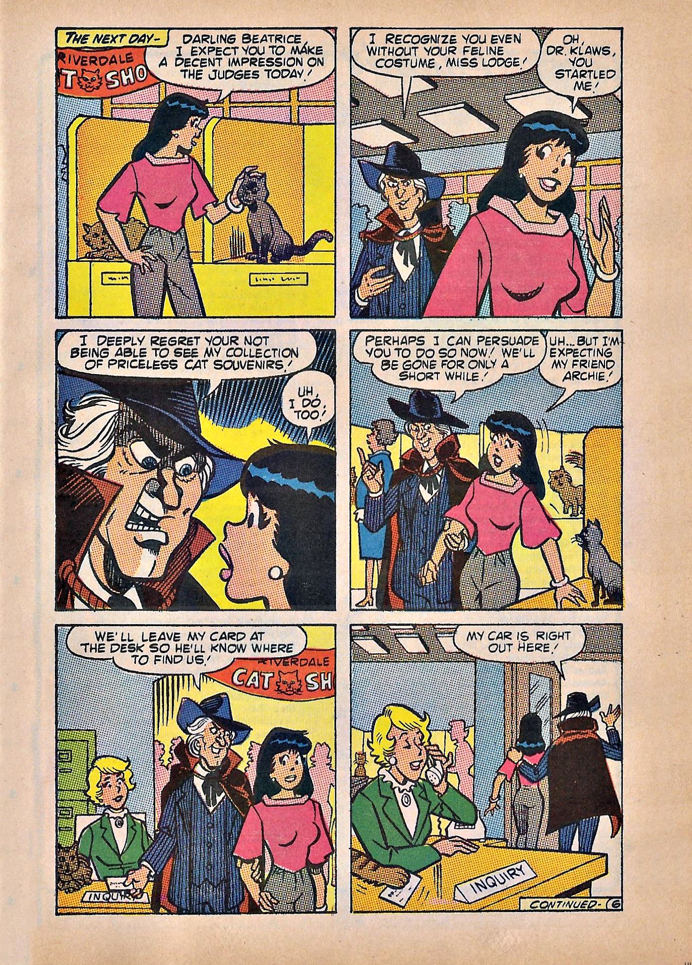Read online Betty and Veronica Annual Digest Magazine comic -  Issue #6 - 107