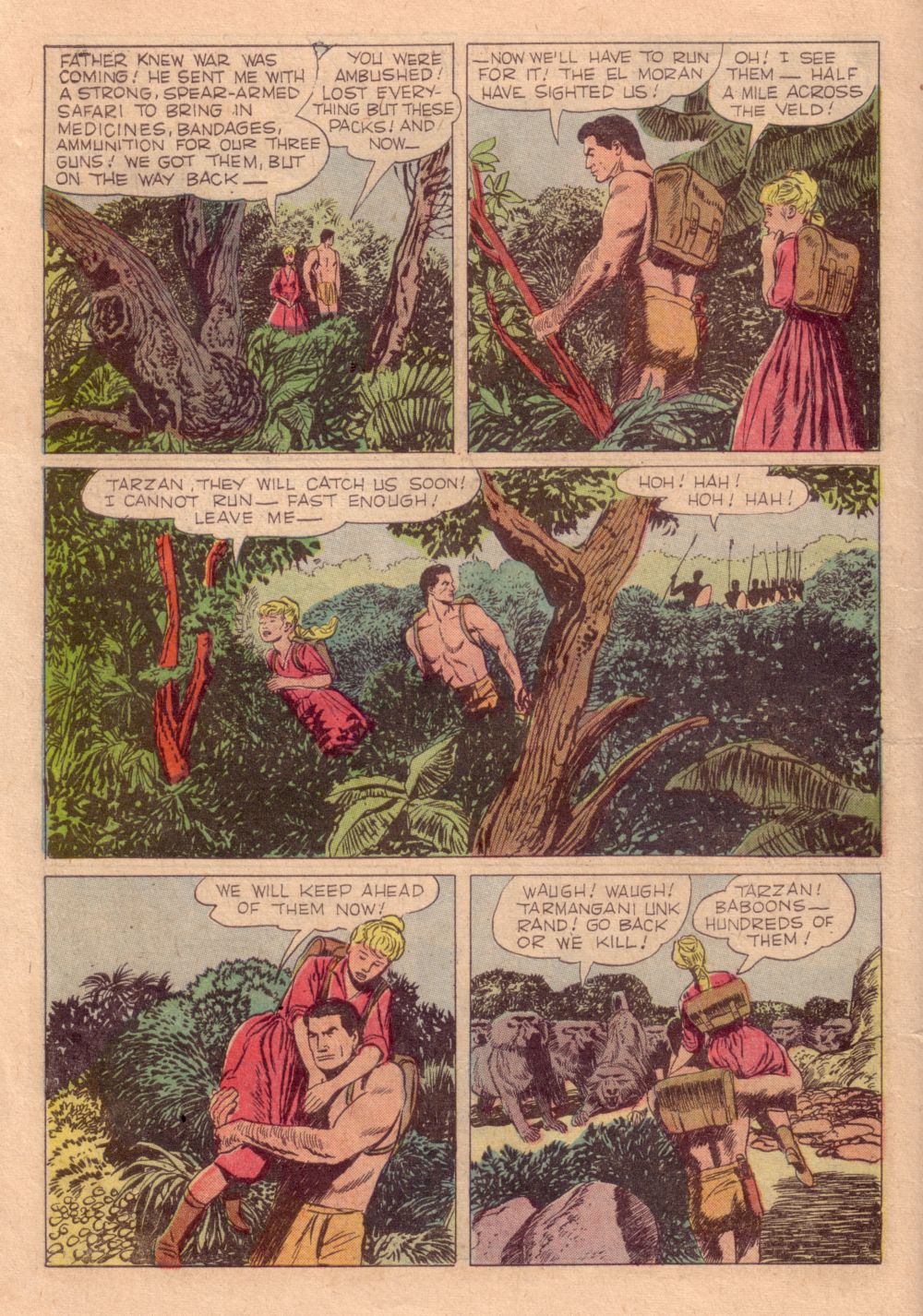 Read online Tarzan (1948) comic -  Issue #105 - 6
