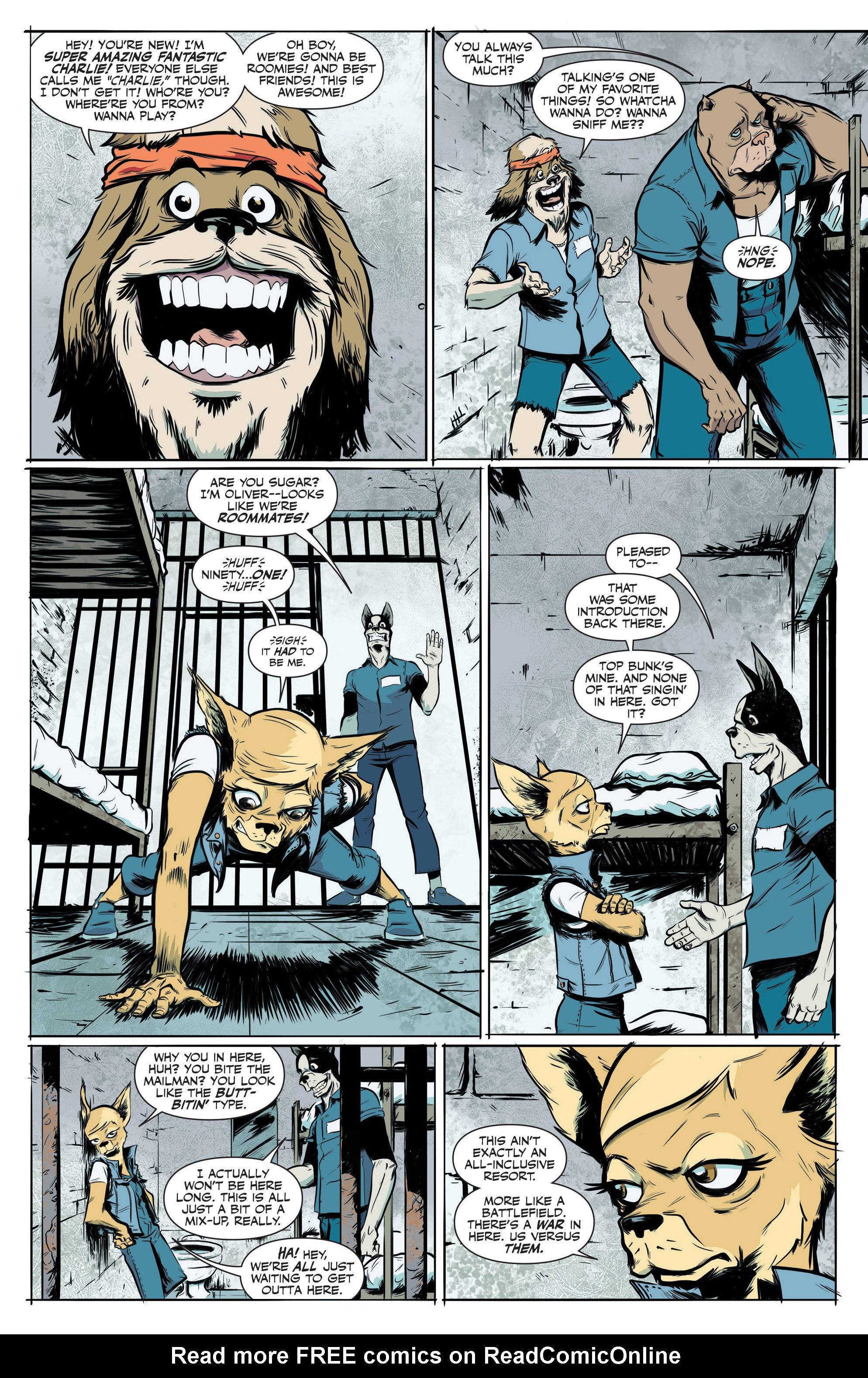 Read online Kennel Block Blues comic -  Issue #1 - 9