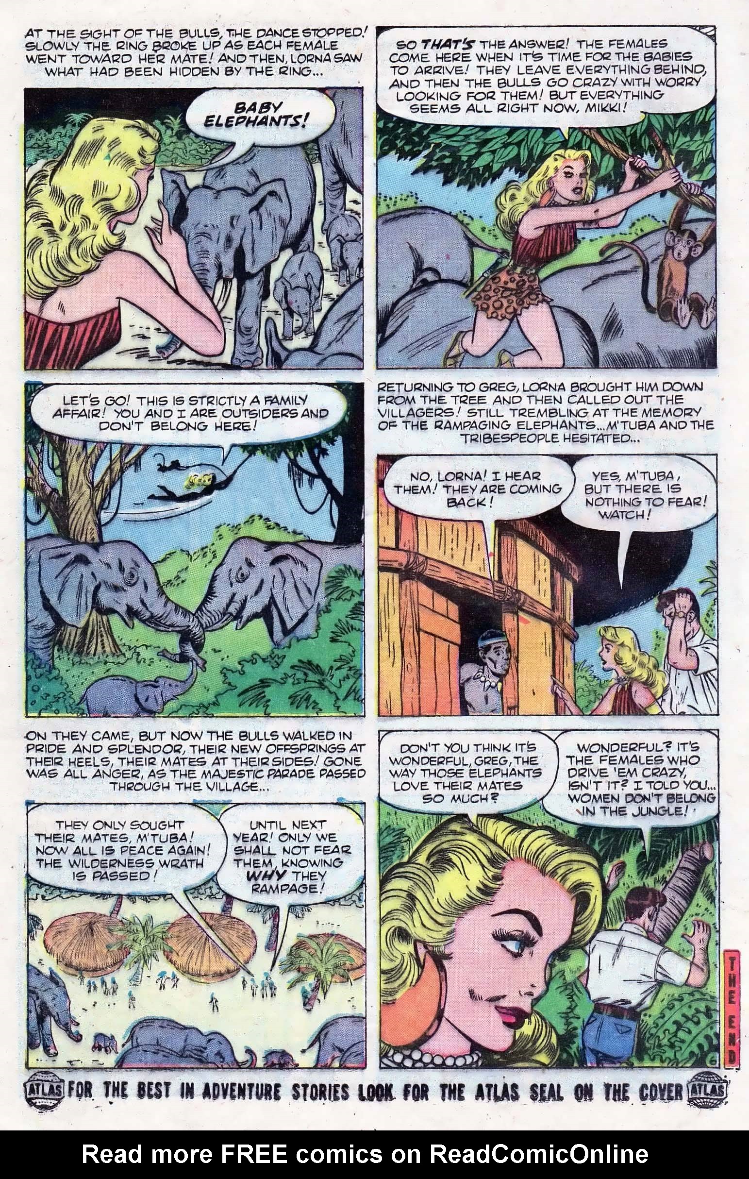 Read online Lorna, The Jungle Girl comic -  Issue #16 - 15