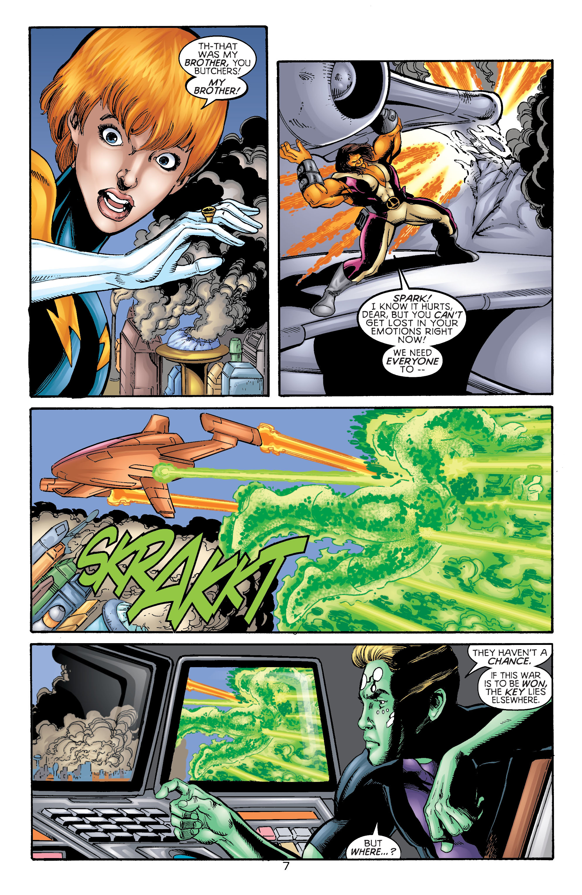 Read online Titans/Legion of Super-Heroes: Universe Ablaze comic -  Issue #4 - 9