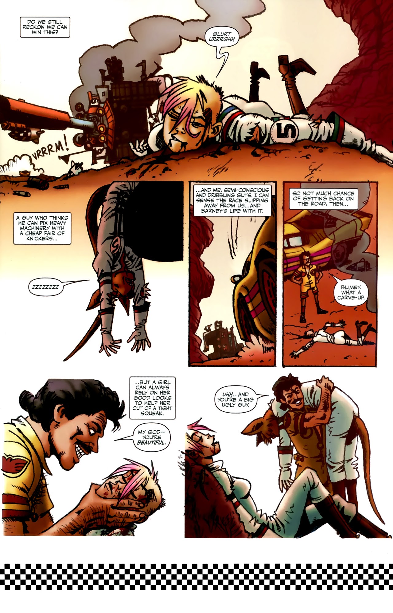Read online Tank Girl: Skidmarks comic -  Issue #1 - 12