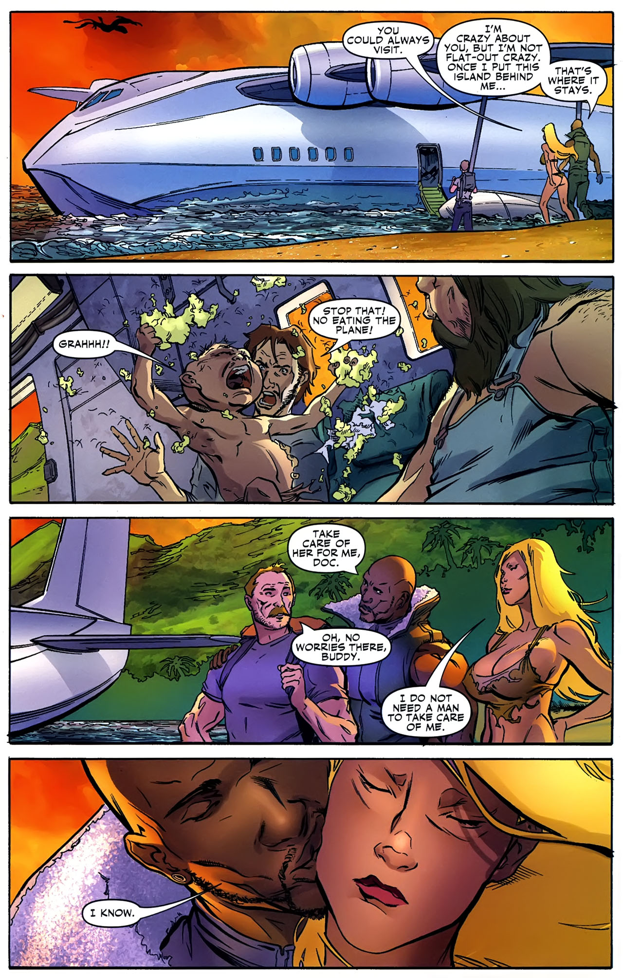 Read online Shanna the She-Devil: Survival of the Fittest comic -  Issue #4 - 21