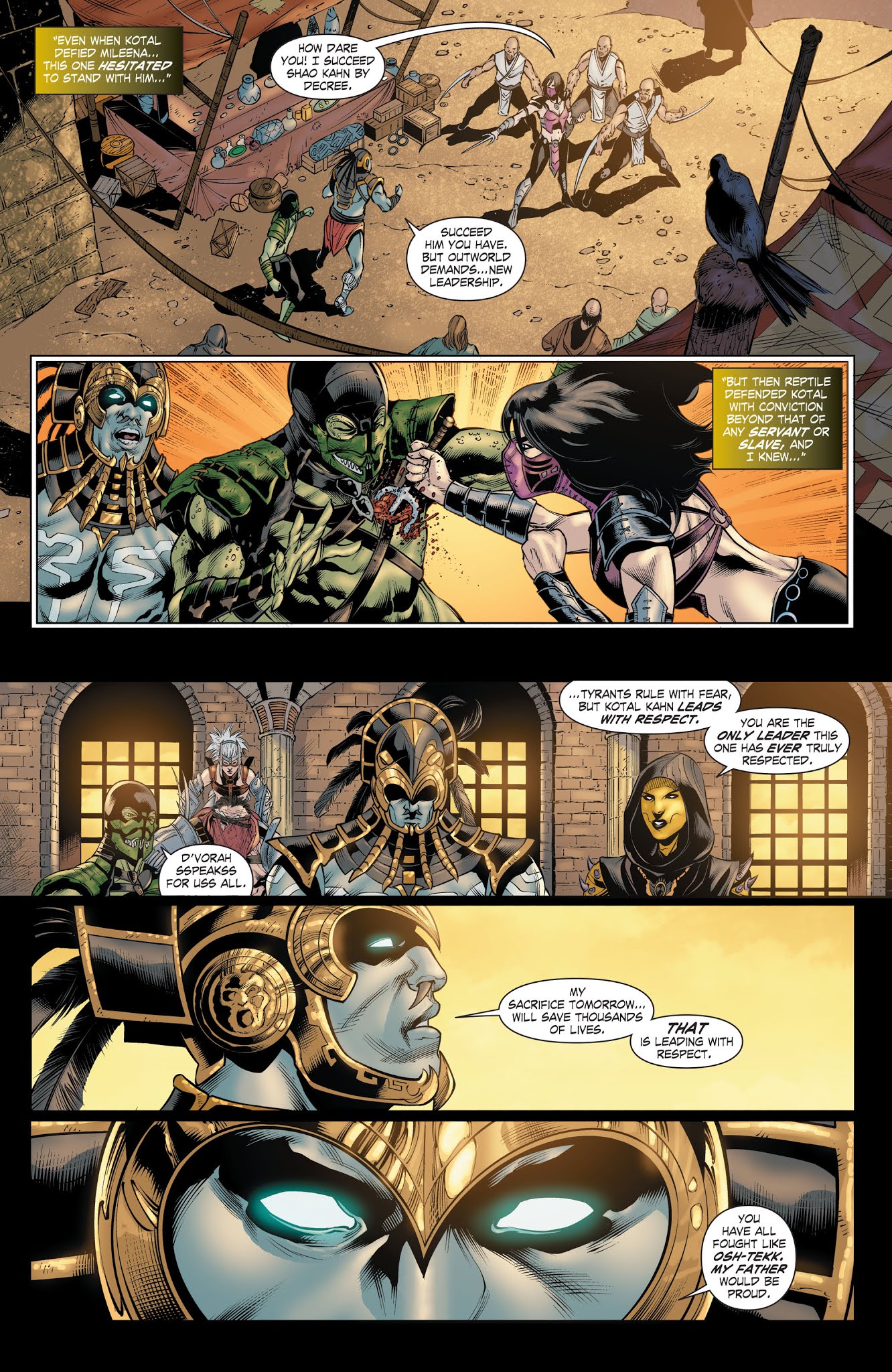 Read online Mortal Kombat X [I] comic -  Issue # _TPB 2 - 76