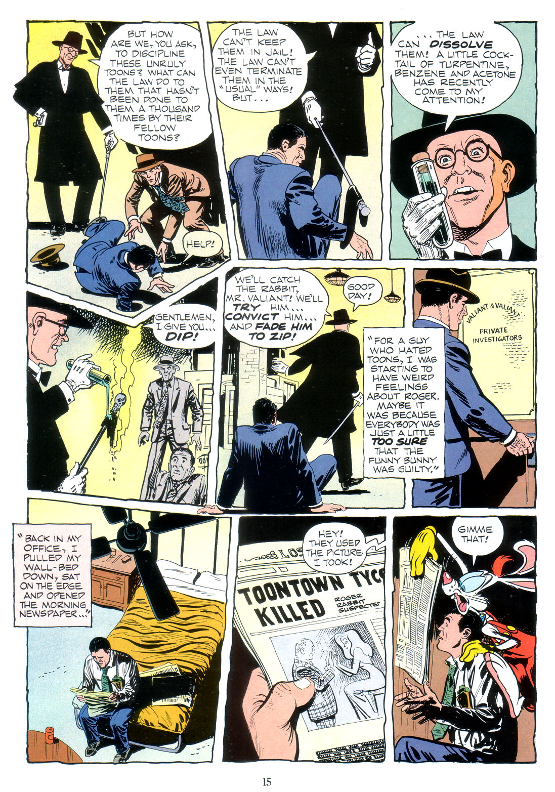 Read online Marvel Graphic Novel: Who Framed Roger Rabbit comic -  Issue # Full - 17