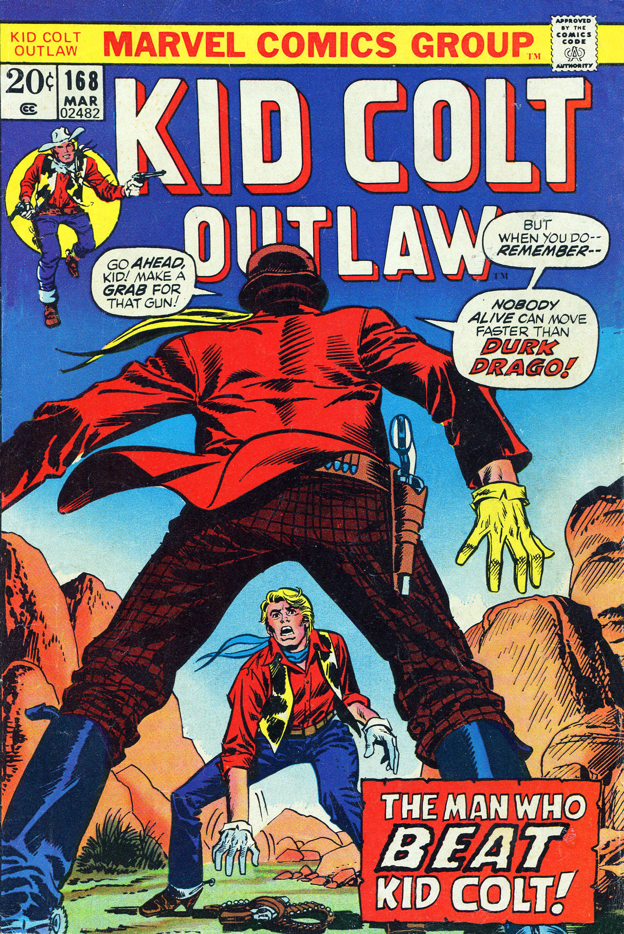 Read online Kid Colt Outlaw comic -  Issue #168 - 1