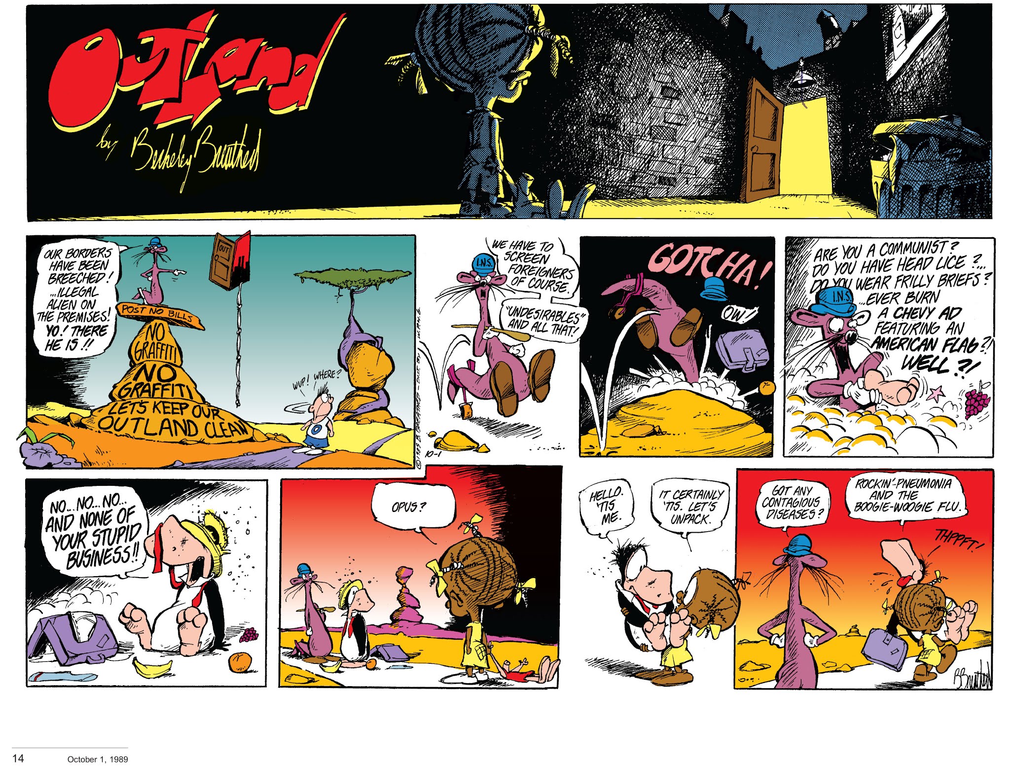 Read online Berkeley Breathed’s Outland comic -  Issue # TPB (Part 1) - 15