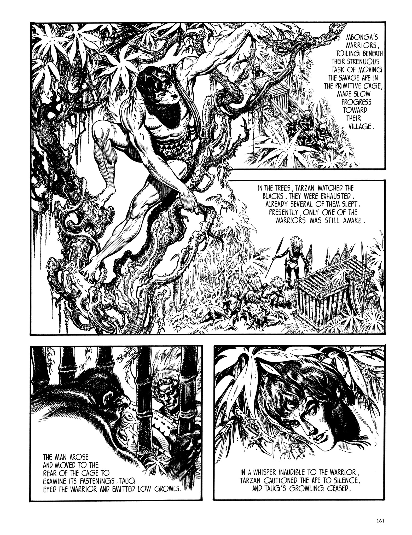 Read online Edgar Rice Burroughs' Tarzan: Burne Hogarth's Lord of the Jungle comic -  Issue # TPB - 160