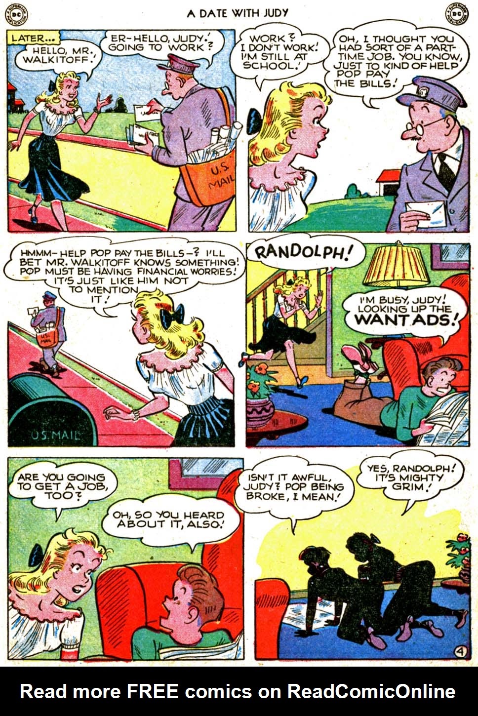Read online A Date with Judy comic -  Issue #6 - 23
