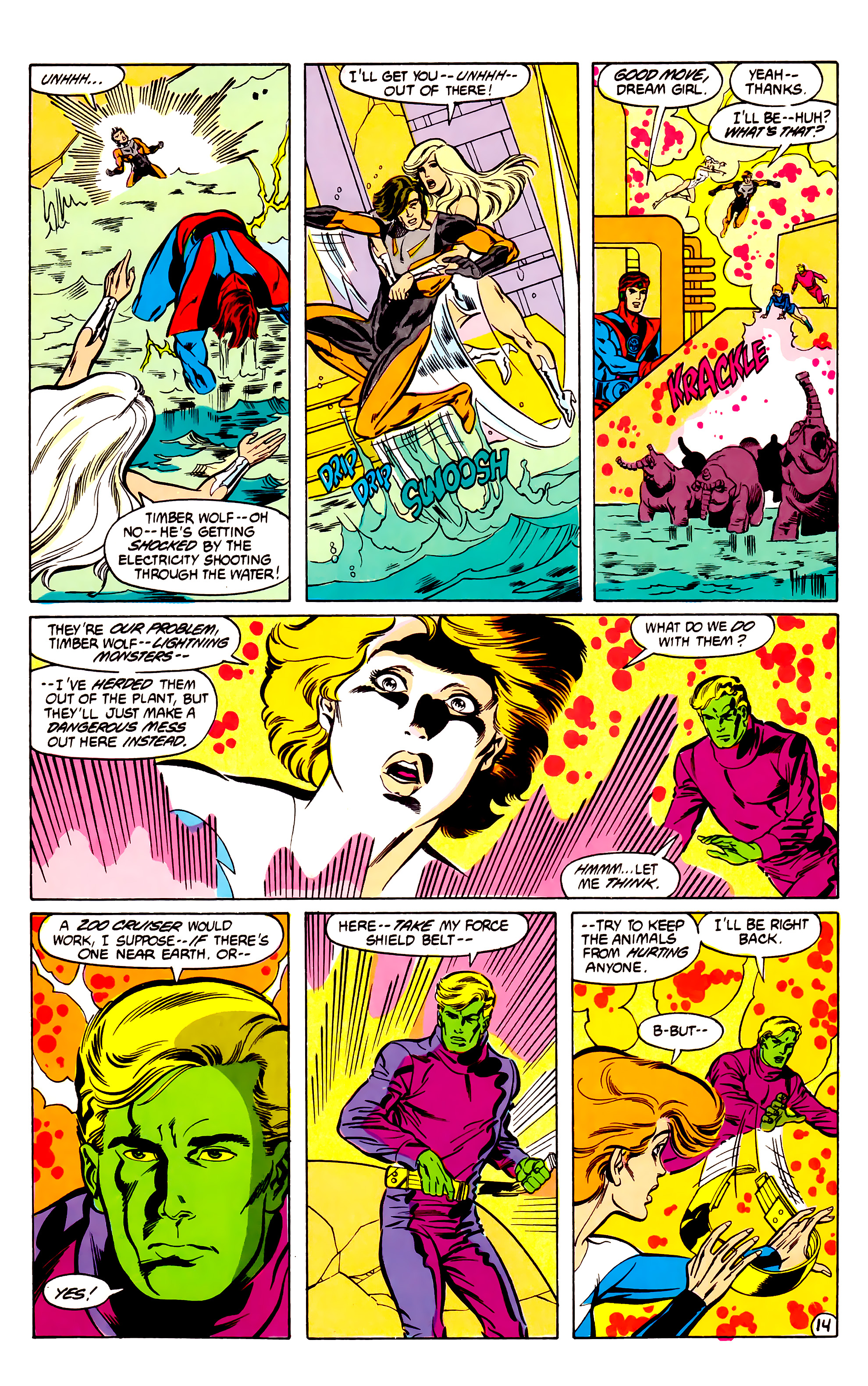 Read online Legion of Super-Heroes (1984) comic -  Issue #30 - 15