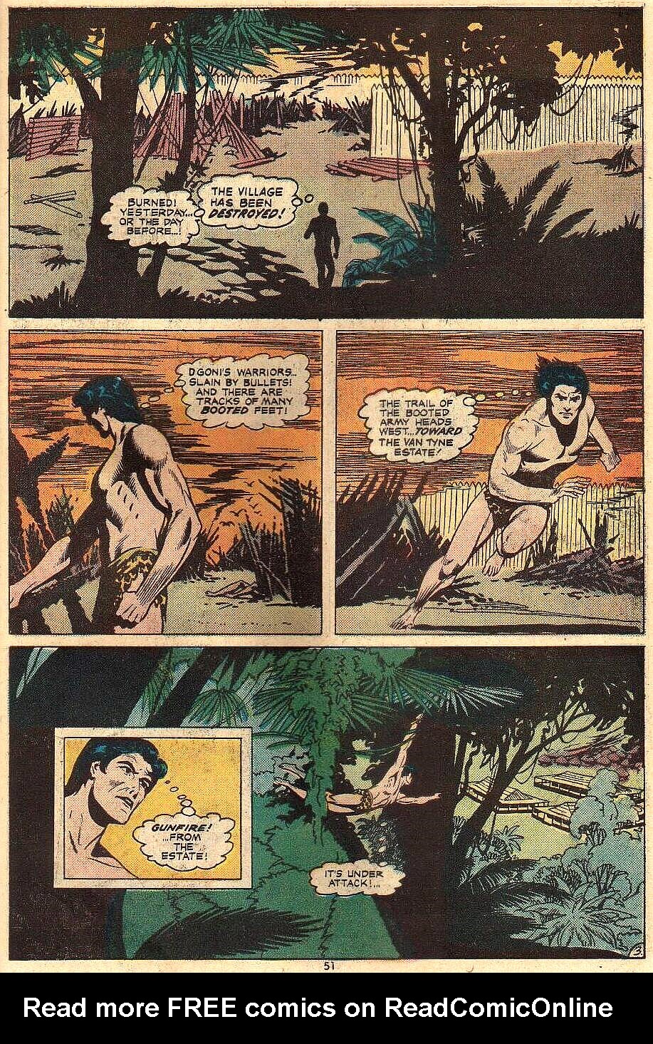 Read online Tarzan (1972) comic -  Issue #234 - 44