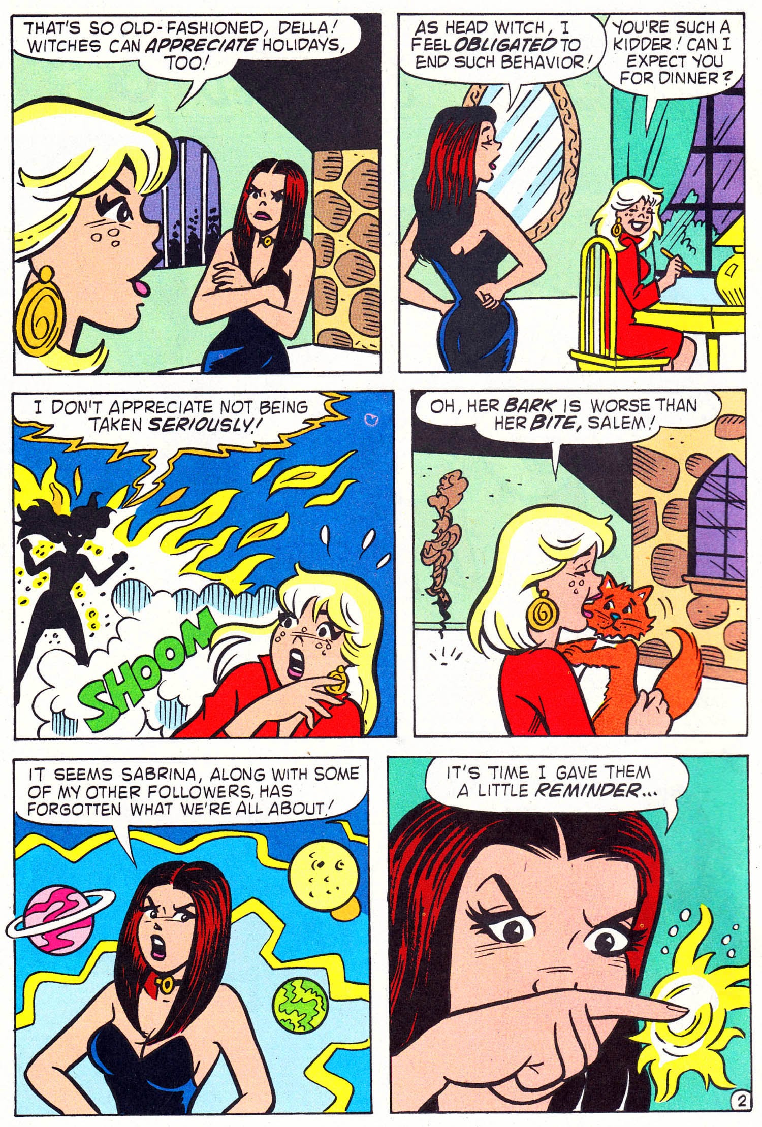 Read online Sabrina's Holiday Spectacular comic -  Issue #2 - 4
