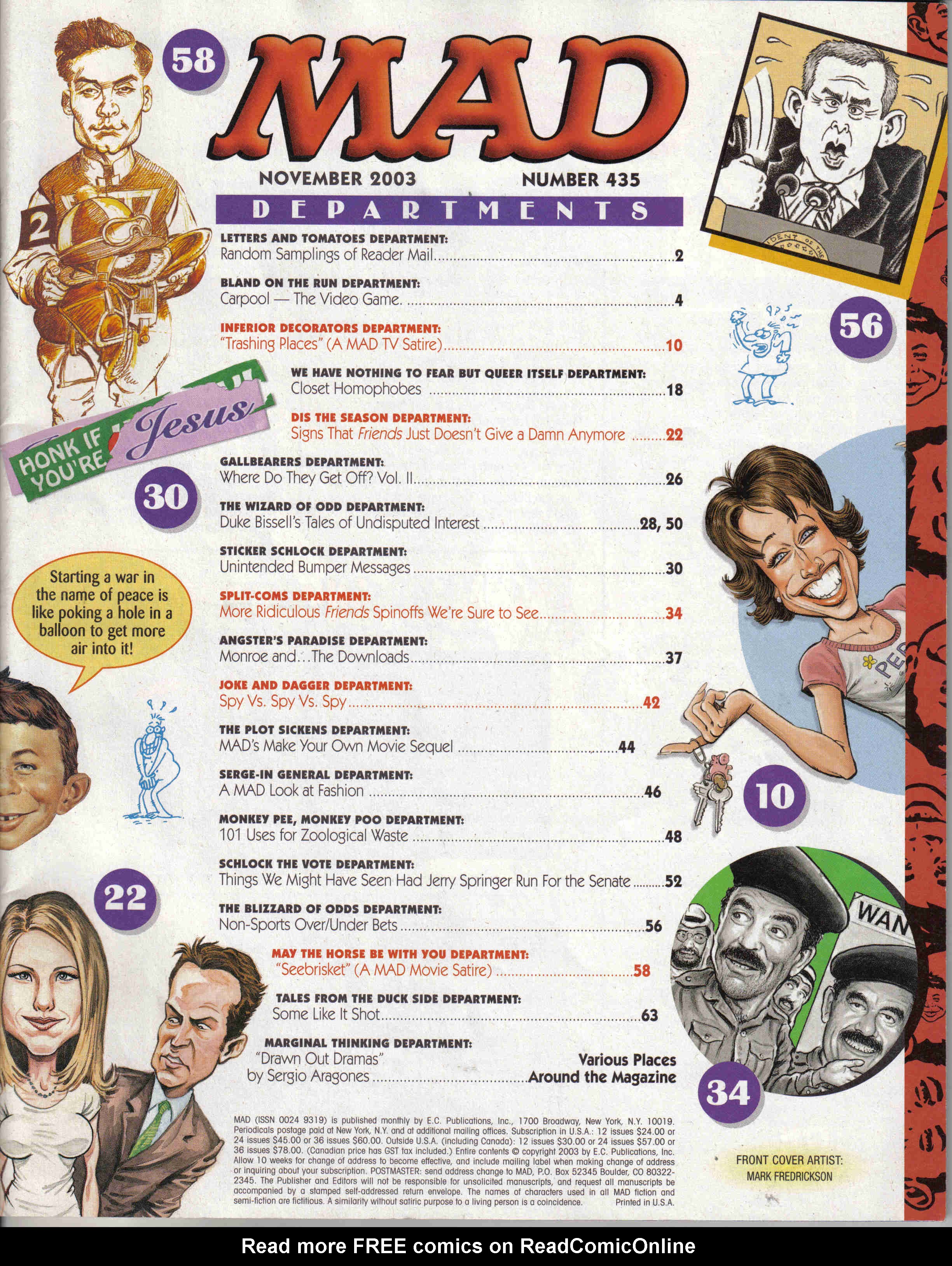 Read online MAD comic -  Issue #435 - 2