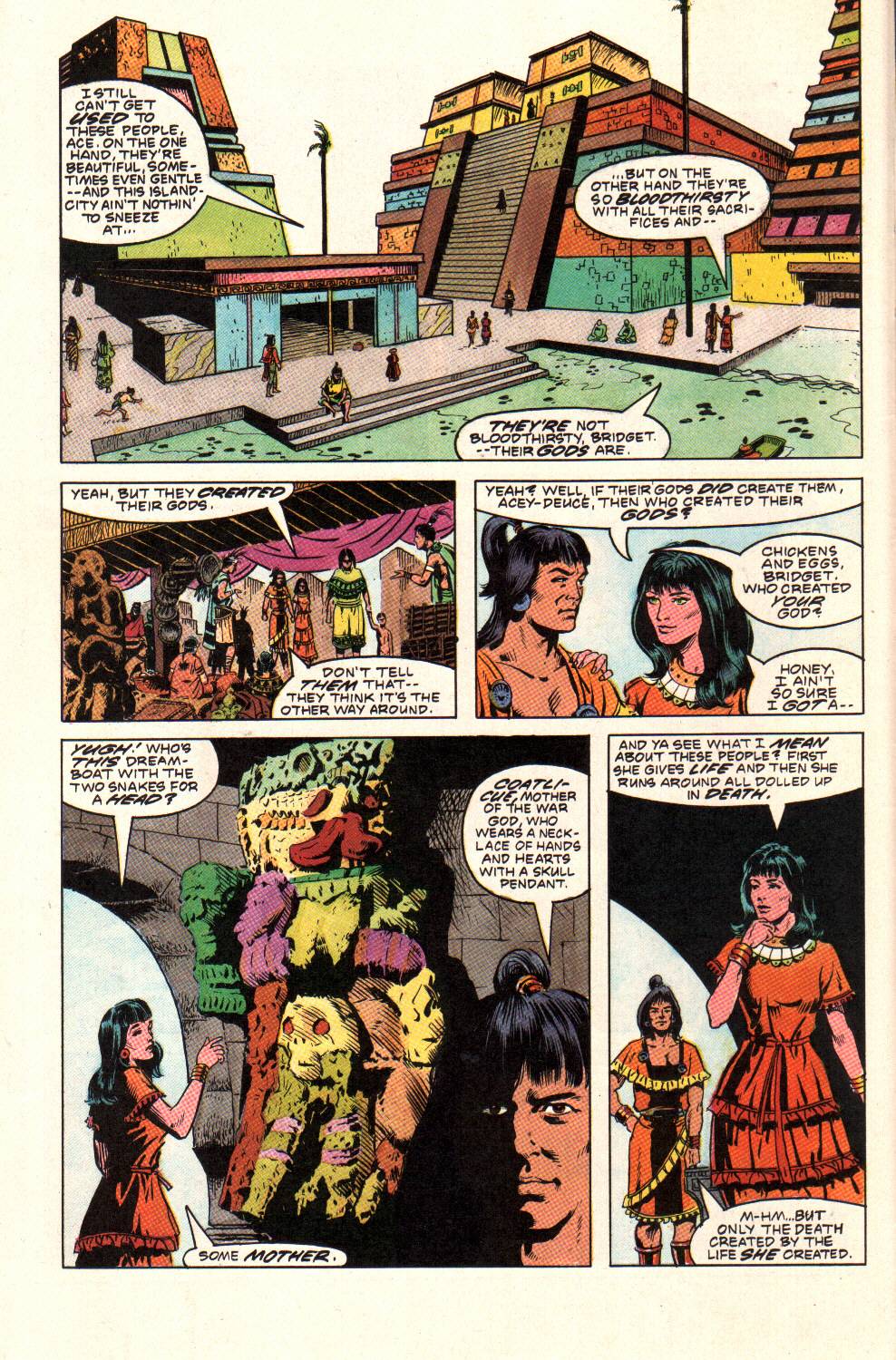 Read online Aztec Ace comic -  Issue #9 - 10