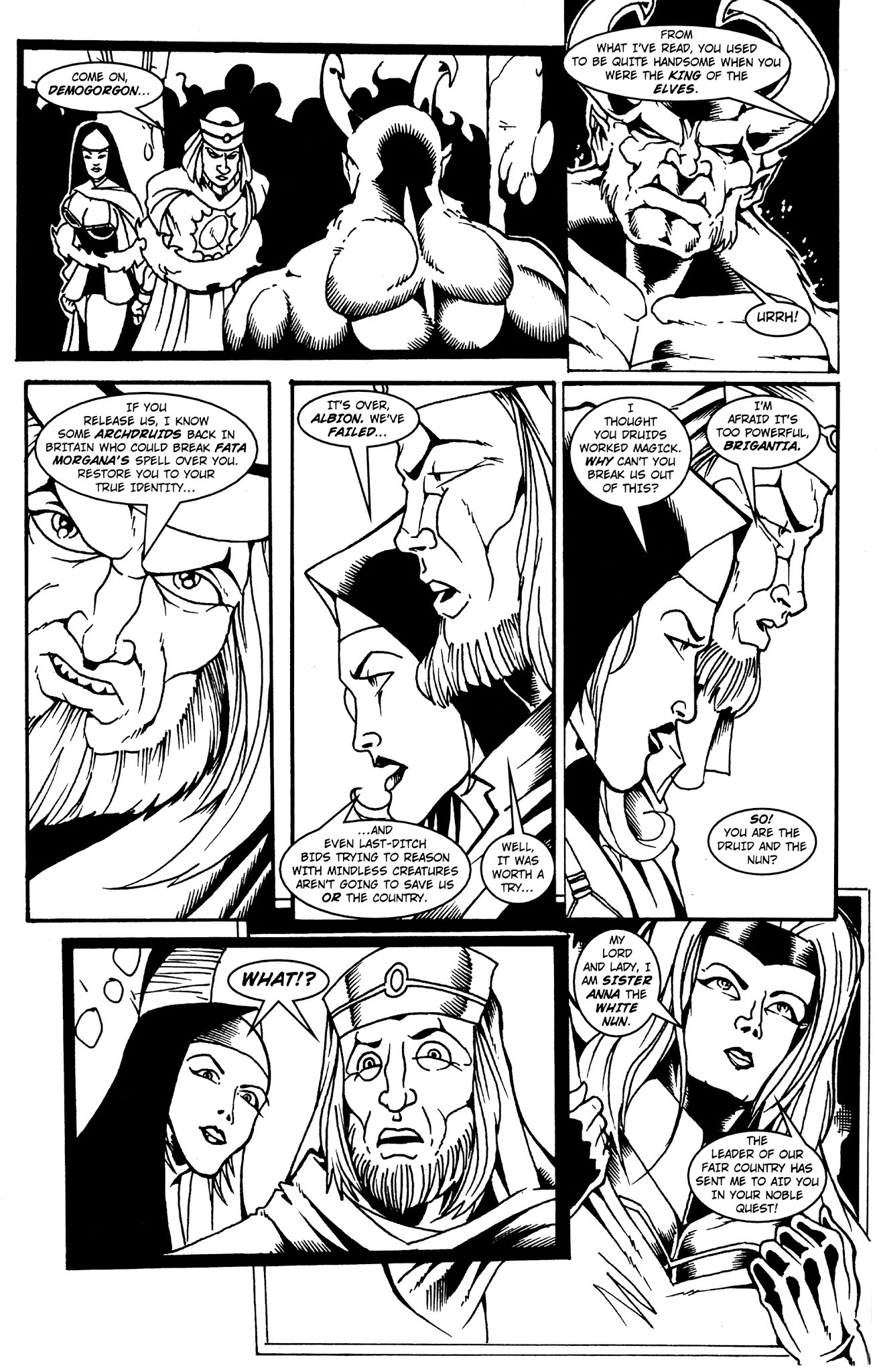 Read online Warrior Nun Brigantia comic -  Issue #3 - 6