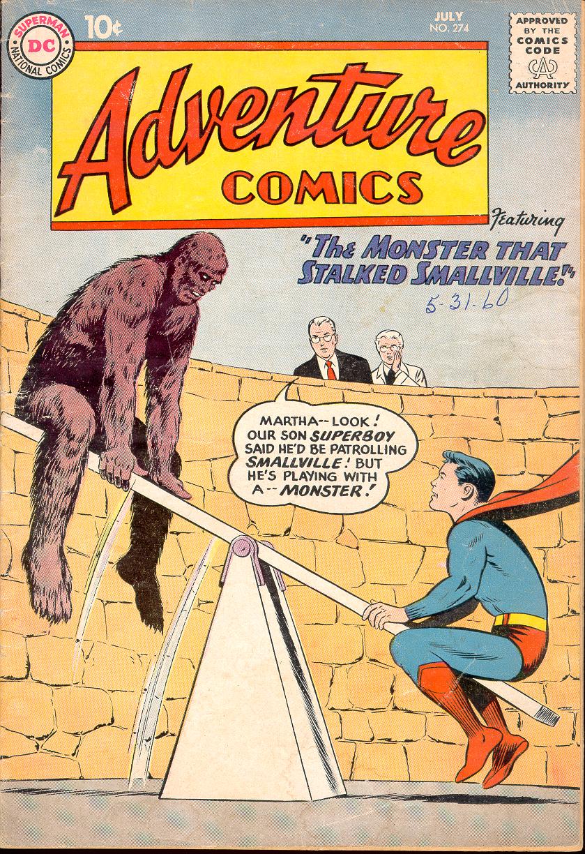 Read online Adventure Comics (1938) comic -  Issue #274 - 1