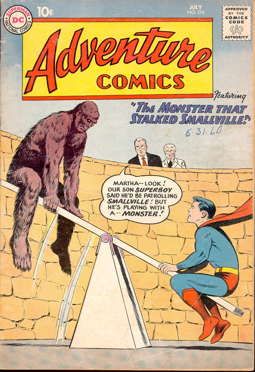 Adventure Comics (1938) issue 274 - Page 1