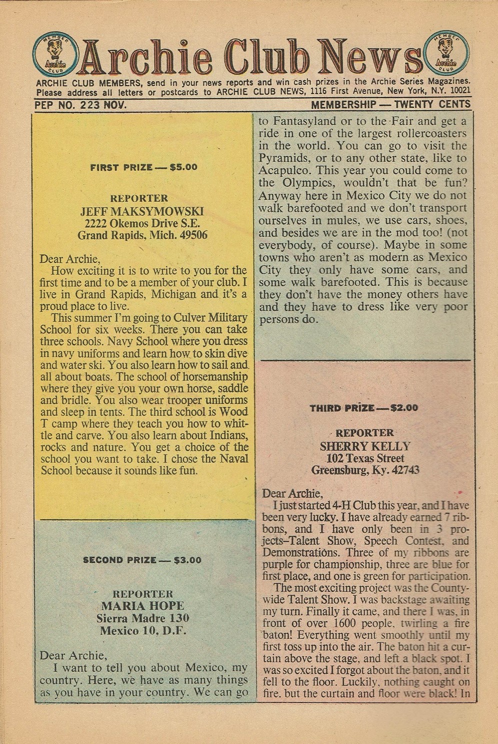 Read online Pep Comics comic -  Issue #223 - 10