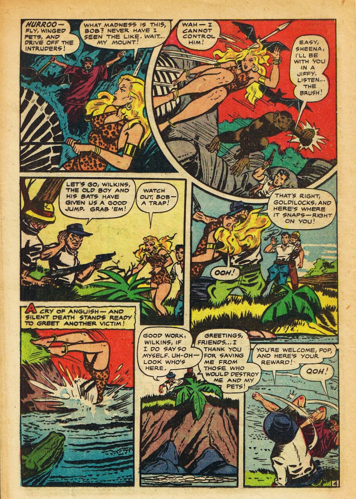 Read online Sheena, Queen of the Jungle (1942) comic -  Issue #11 - 20