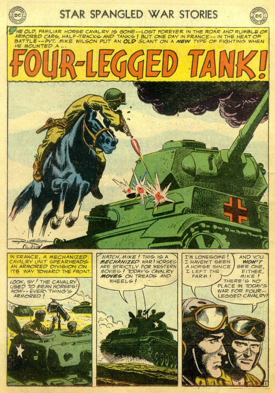 Read online Star Spangled War Stories (1952) comic -  Issue #36 - 12