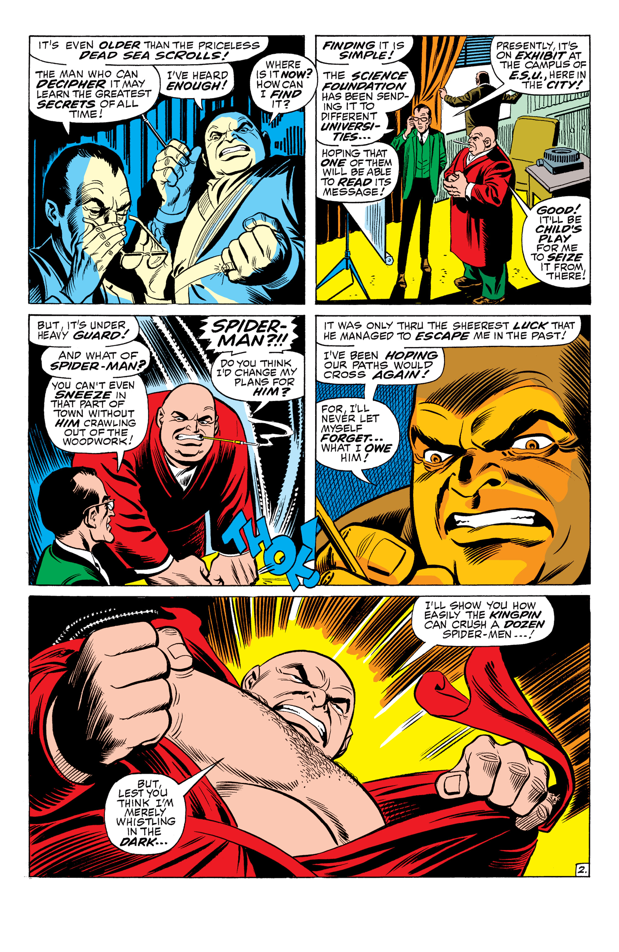Read online Amazing Spider-Man Epic Collection comic -  Issue # The Secret of the Petrified Tablet (Part 1) - 56