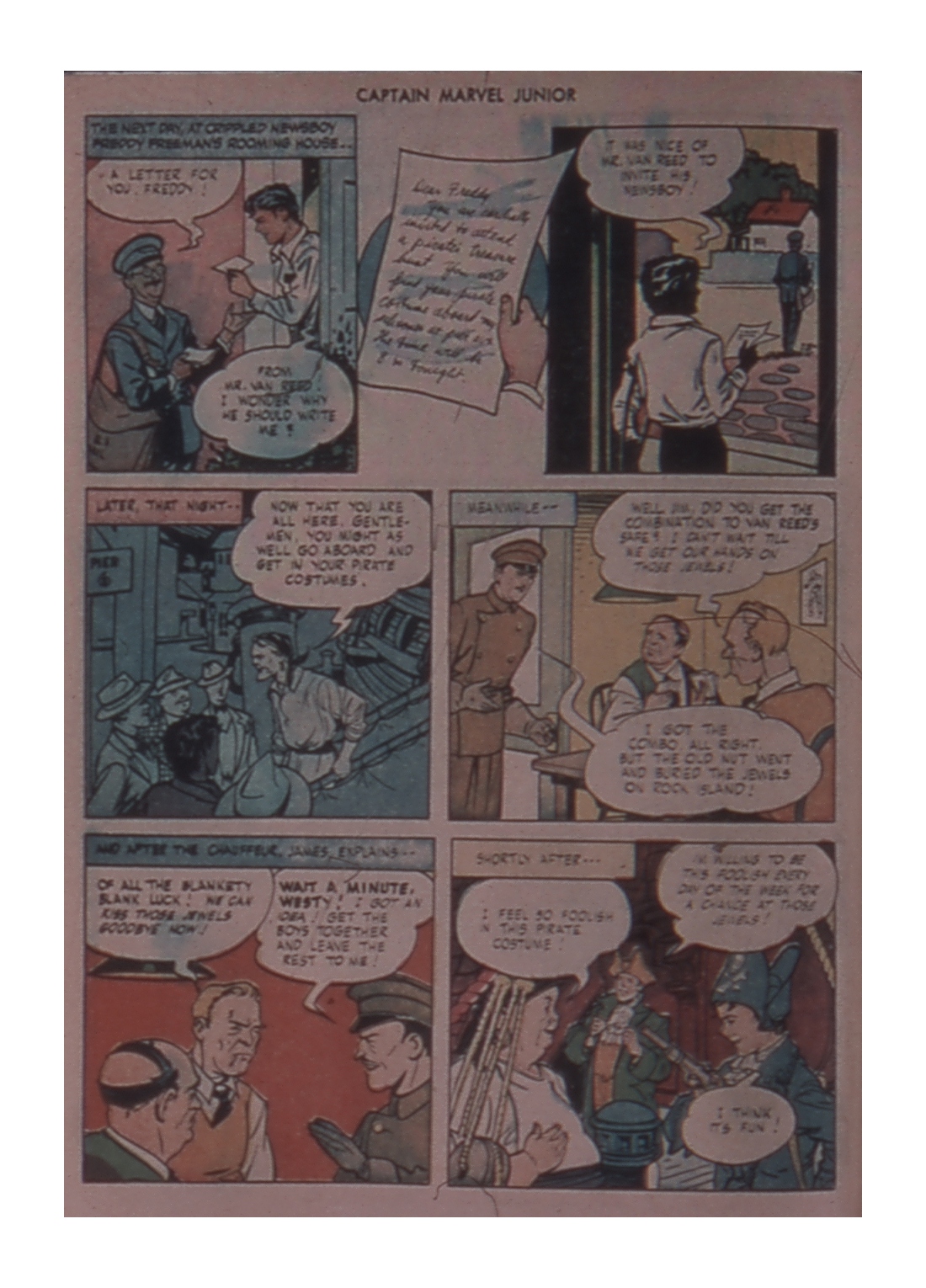 Read online Captain Marvel, Jr. comic -  Issue #50 - 6