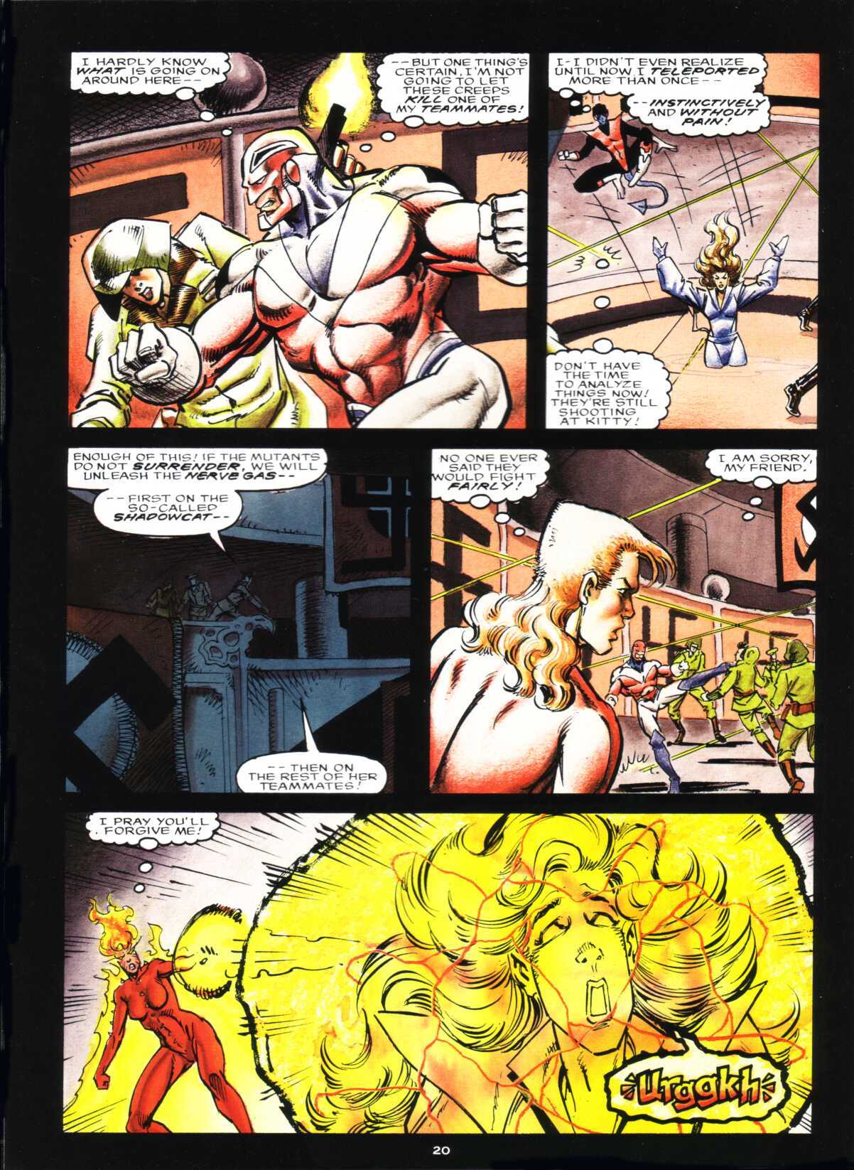 Read online Marvel Graphic Novel comic -  Issue #66 - Excalibur - Weird War III - 20