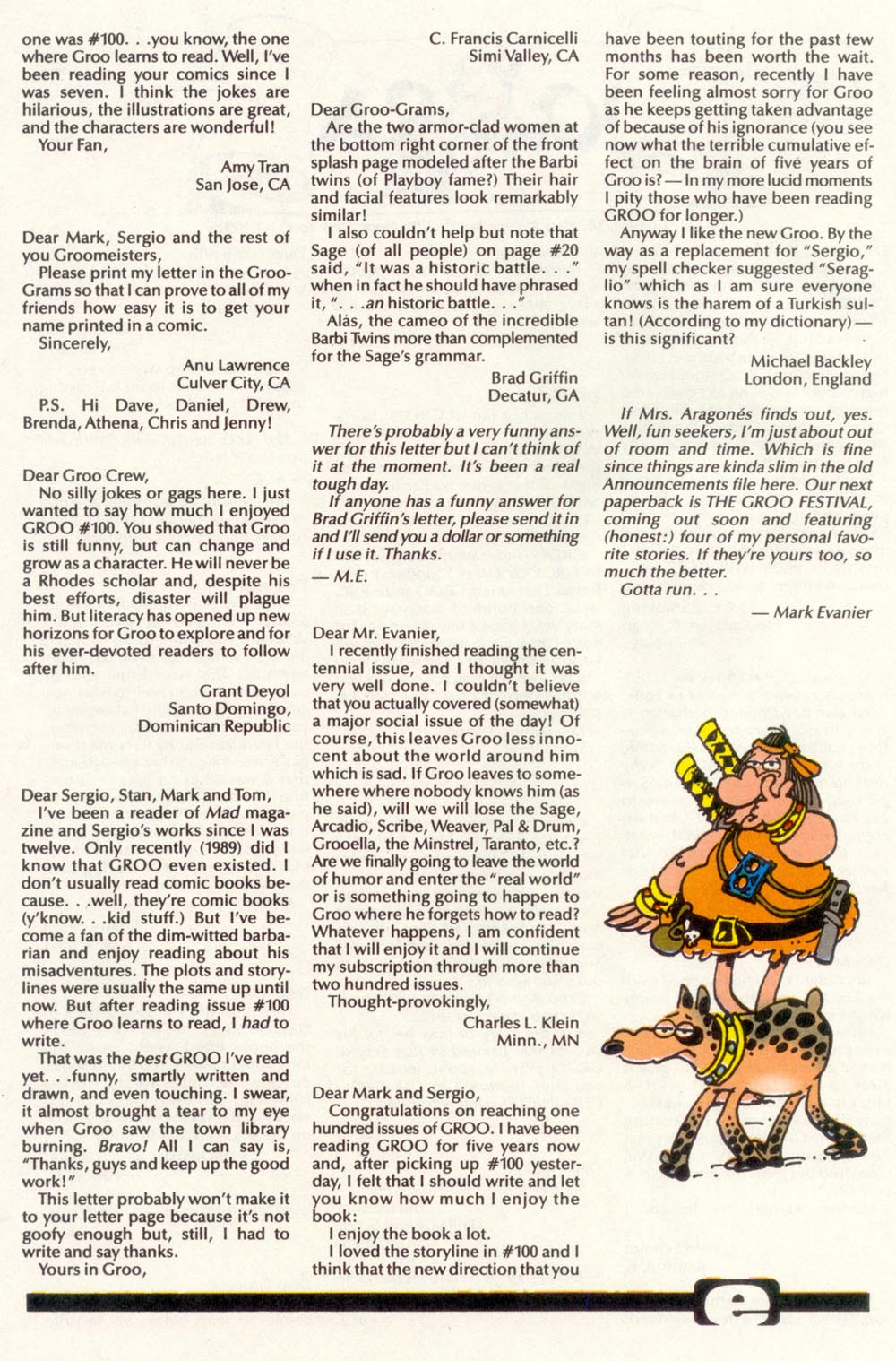 Read online Sergio Aragonés Groo the Wanderer comic -  Issue #104 - 28