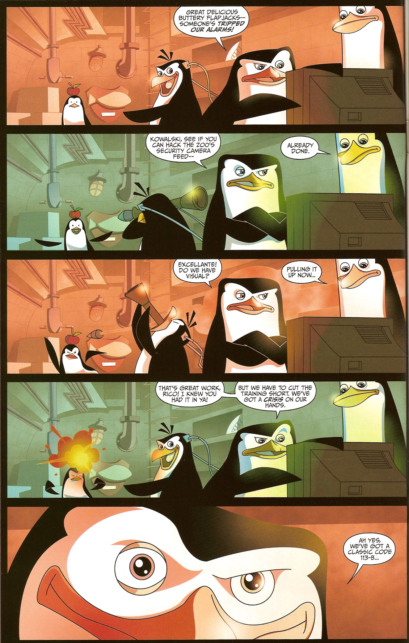 Read online Penguins of Madagascar comic -  Issue #1 - 4