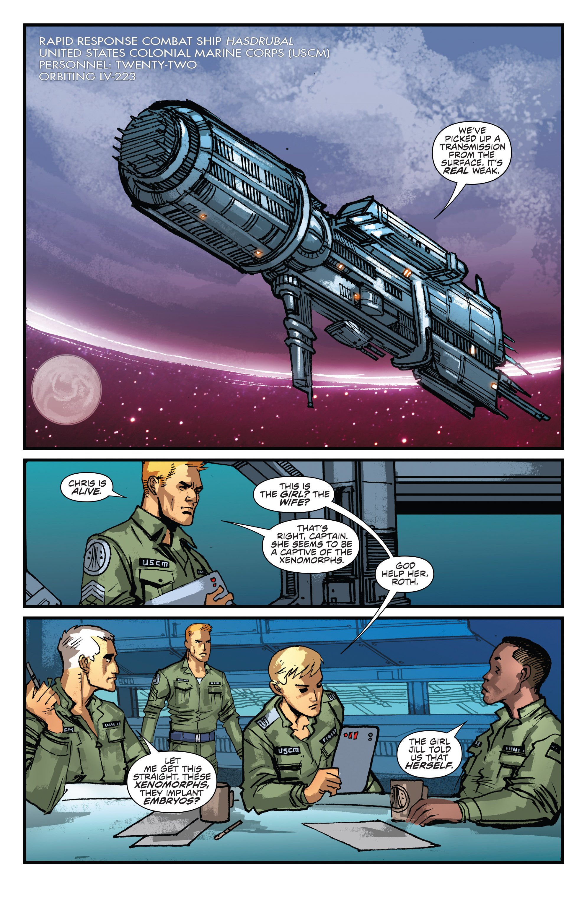 Read online Aliens: Life And Death comic -  Issue #2 - 3