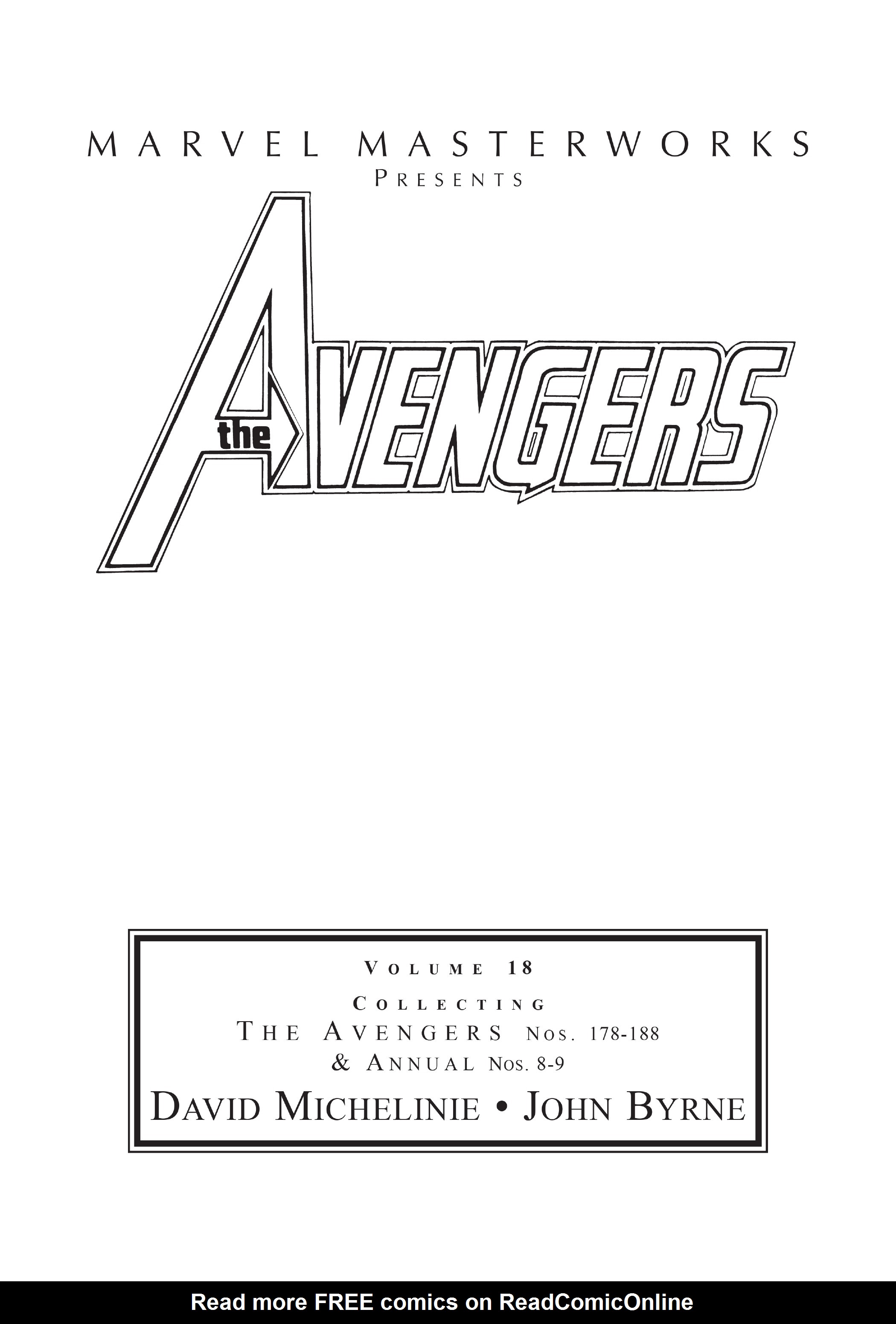 Read online Marvel Masterworks: The Avengers comic -  Issue # TPB 18 (Part 1) - 2
