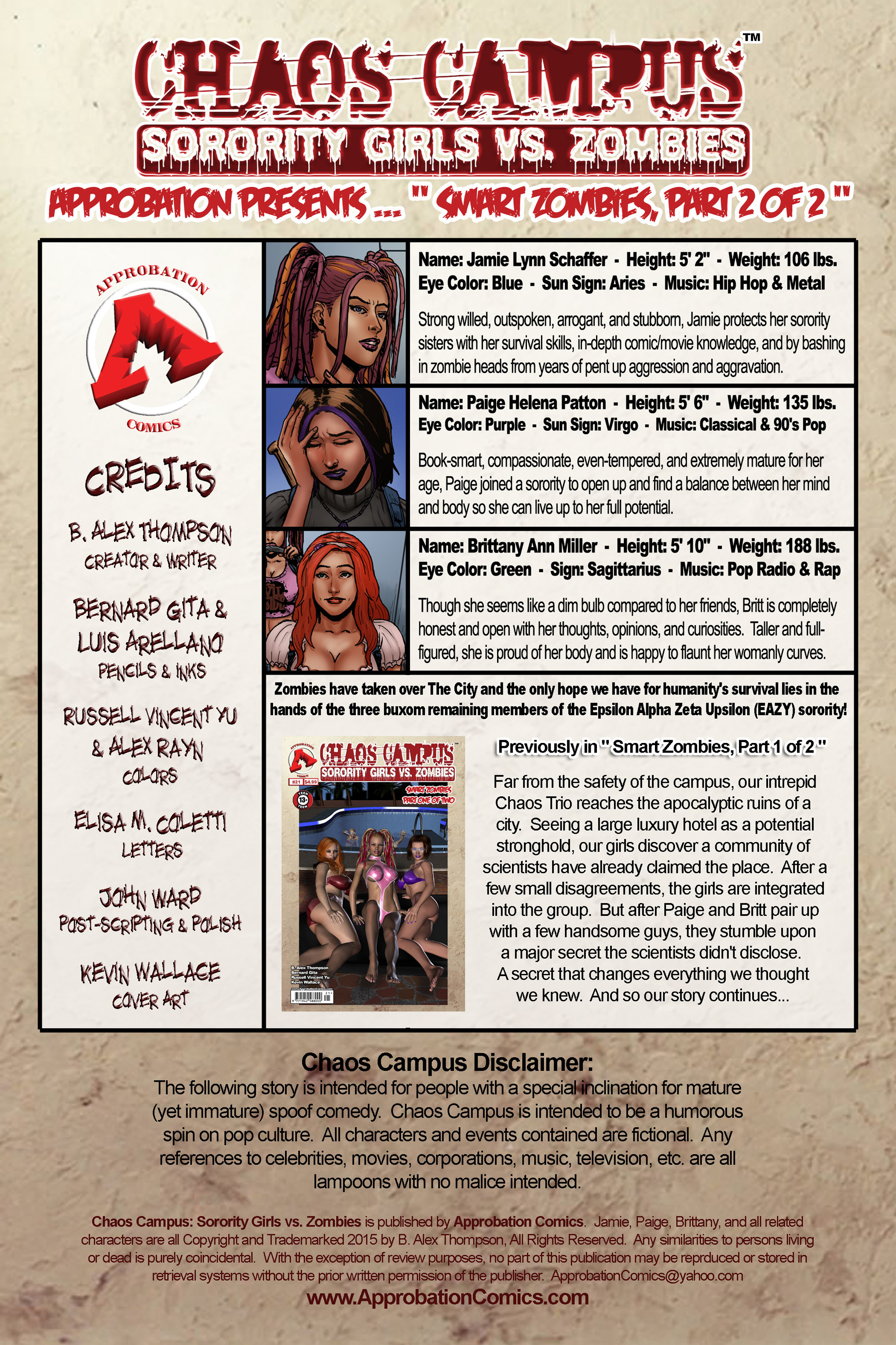 Read online Chaos Campus: Sorority Girls Vs. Zombies comic -  Issue #22 - 2