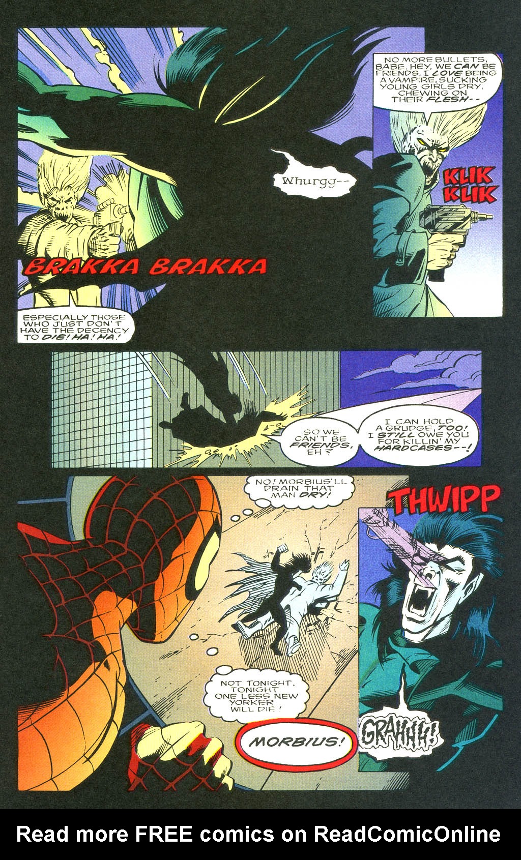 Read online Morbius: The Living Vampire (1992) comic -  Issue #21 - 21