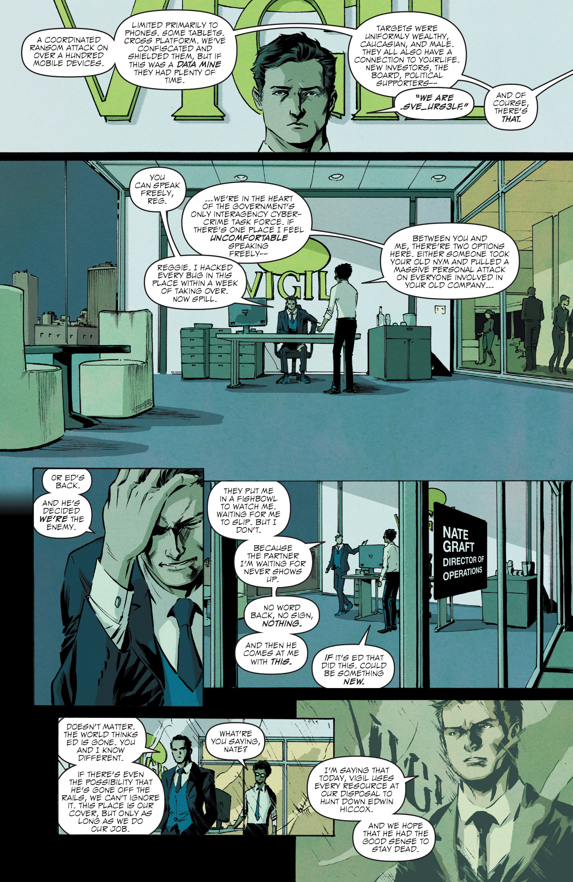 Read online Hacktivist Volume 2 comic -  Issue #1 - 7