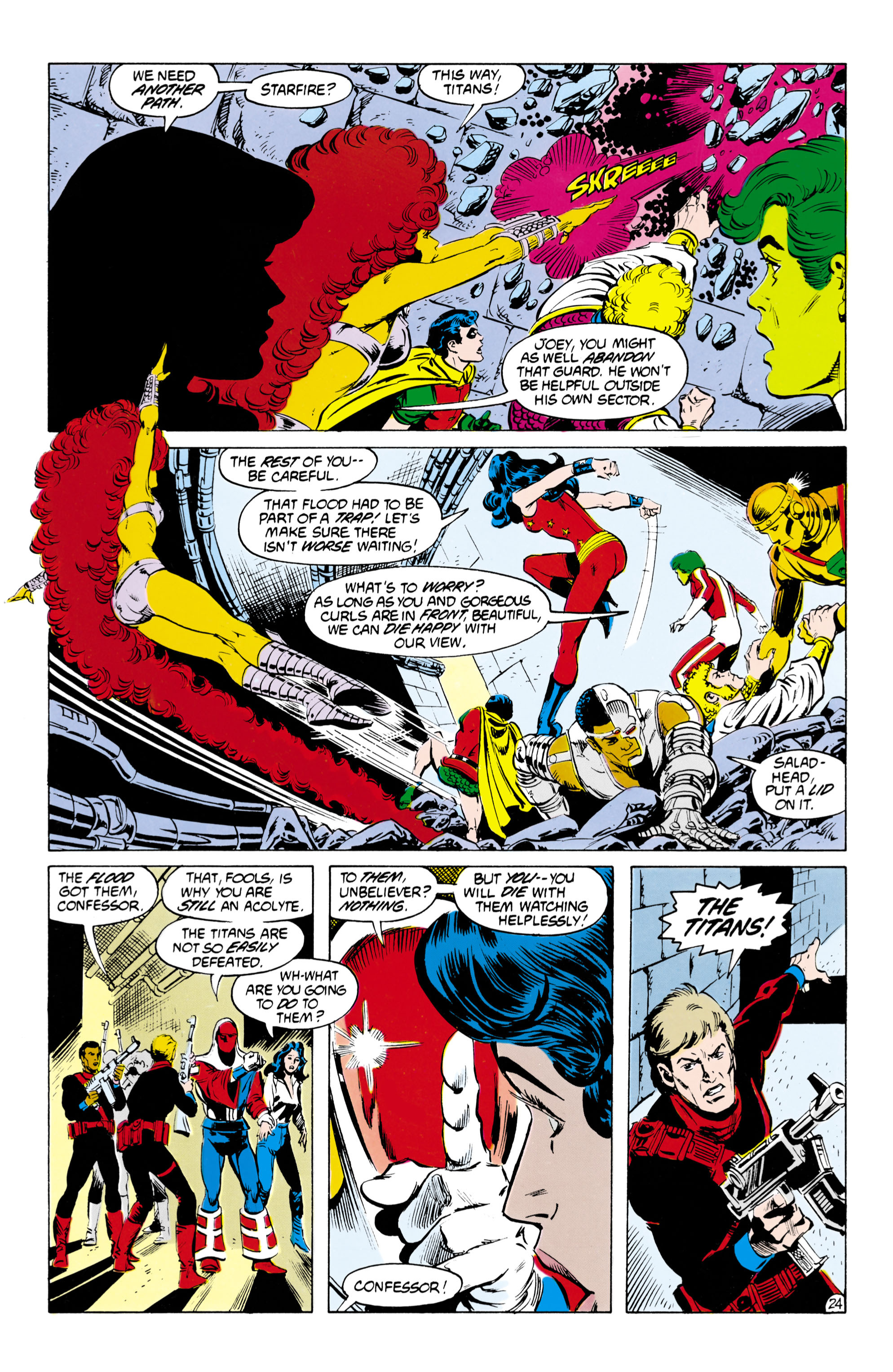 Read online The New Teen Titans (1984) comic -  Issue #28 - 24